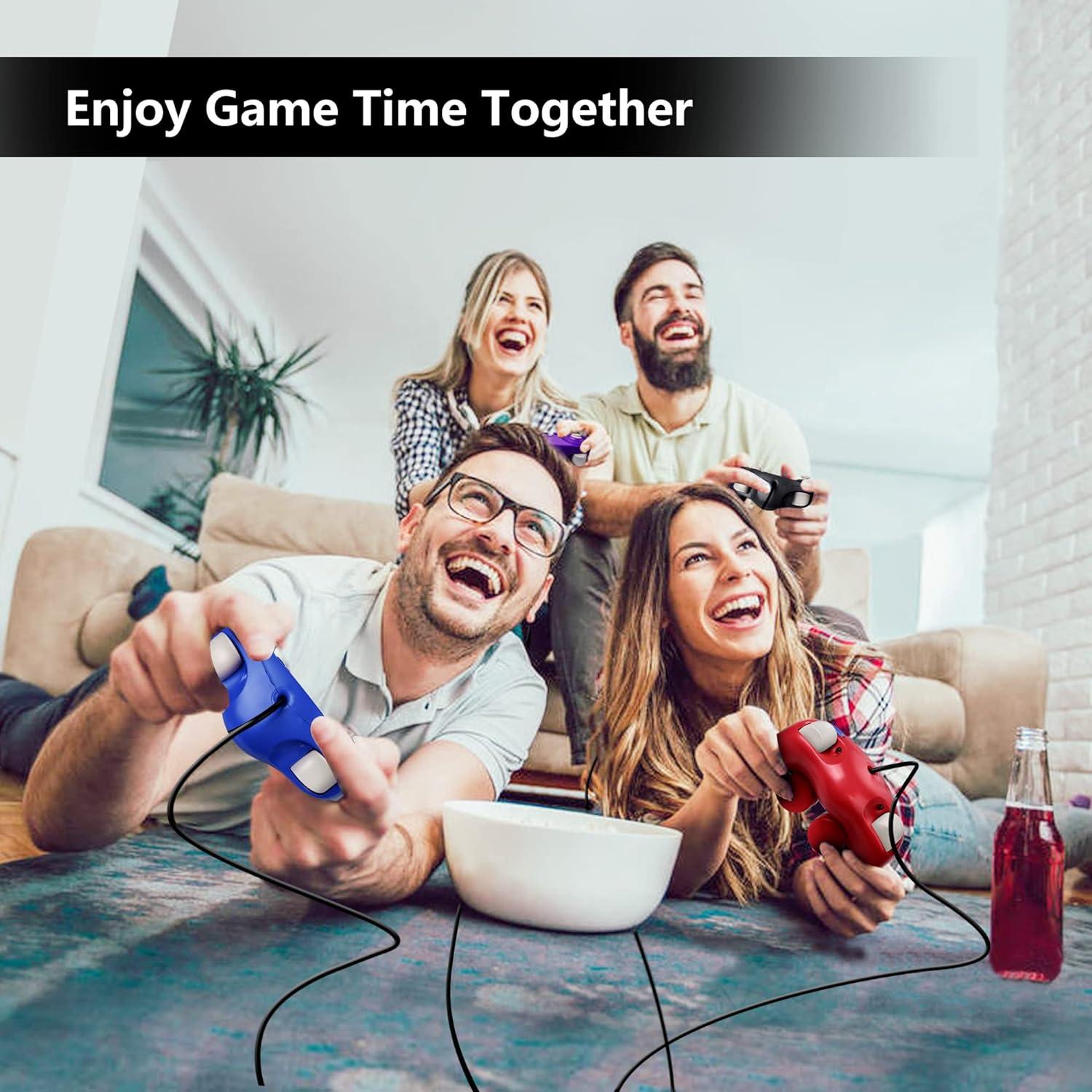 Controlador Gamecube FIOTOK Clásico con Cable 2 Pack