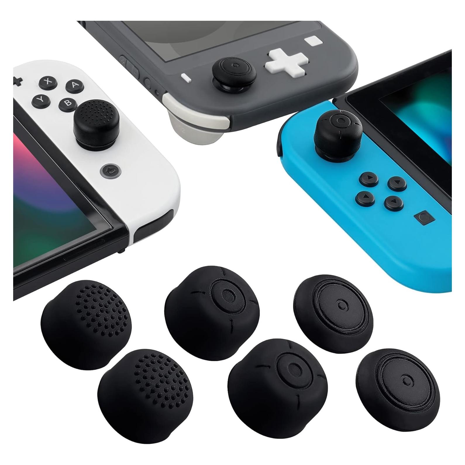 eXtremeRate 3 Pares Tapas Antideslizantes para Joy-Con