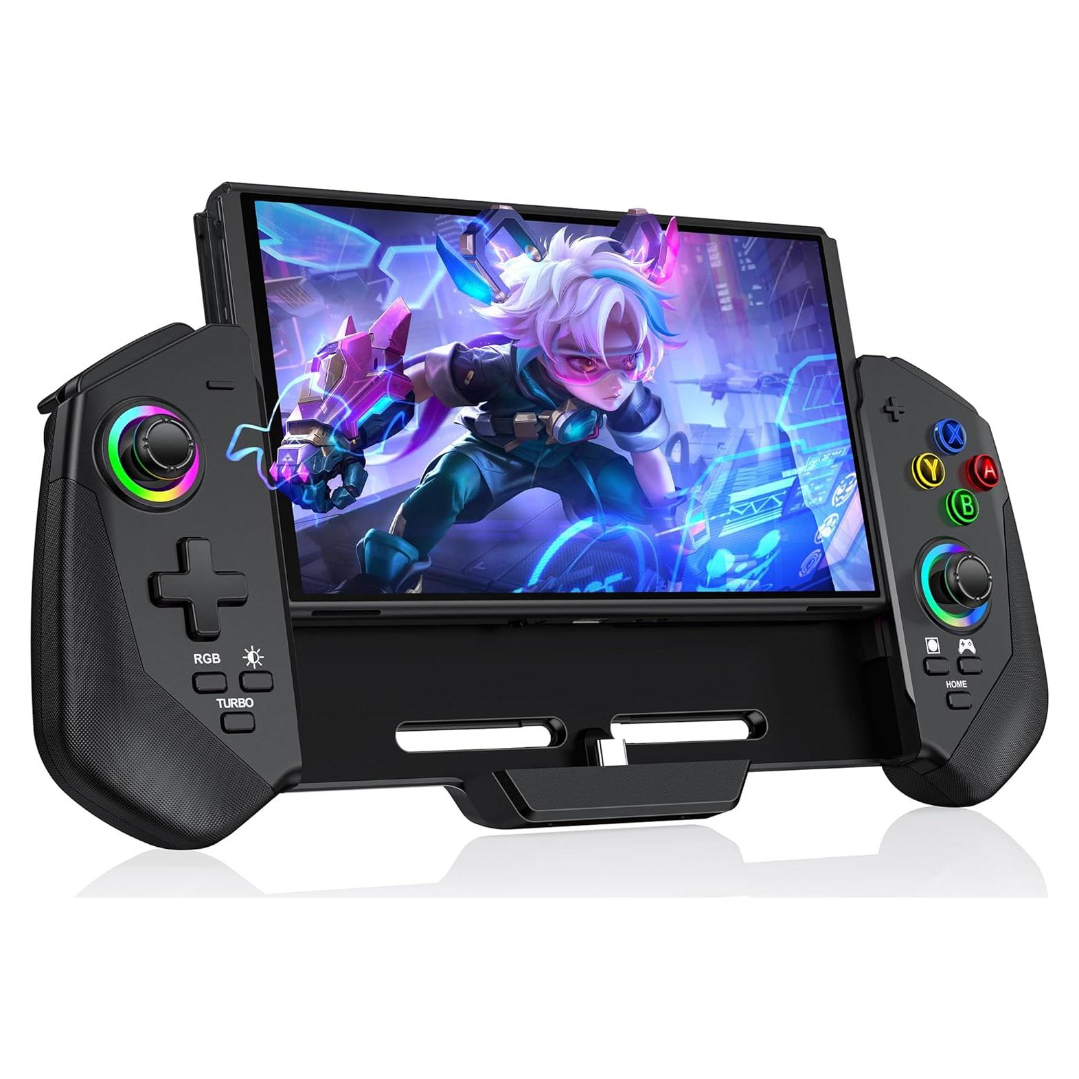 Controlador Pro MystNova para Nintendo Switch Negro