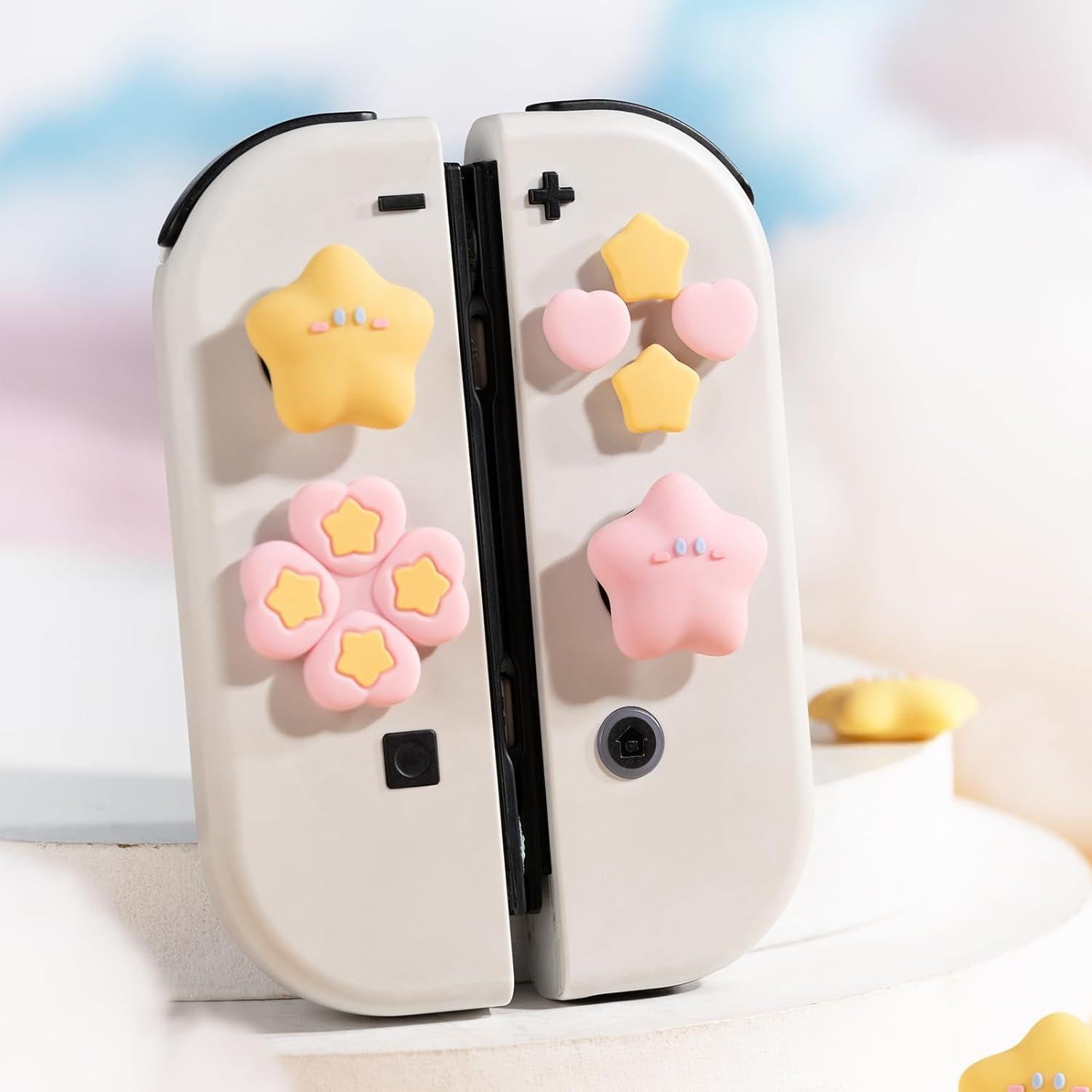 Tapas de Botón D-Pad Silicona Yocore para Nintendo Switch