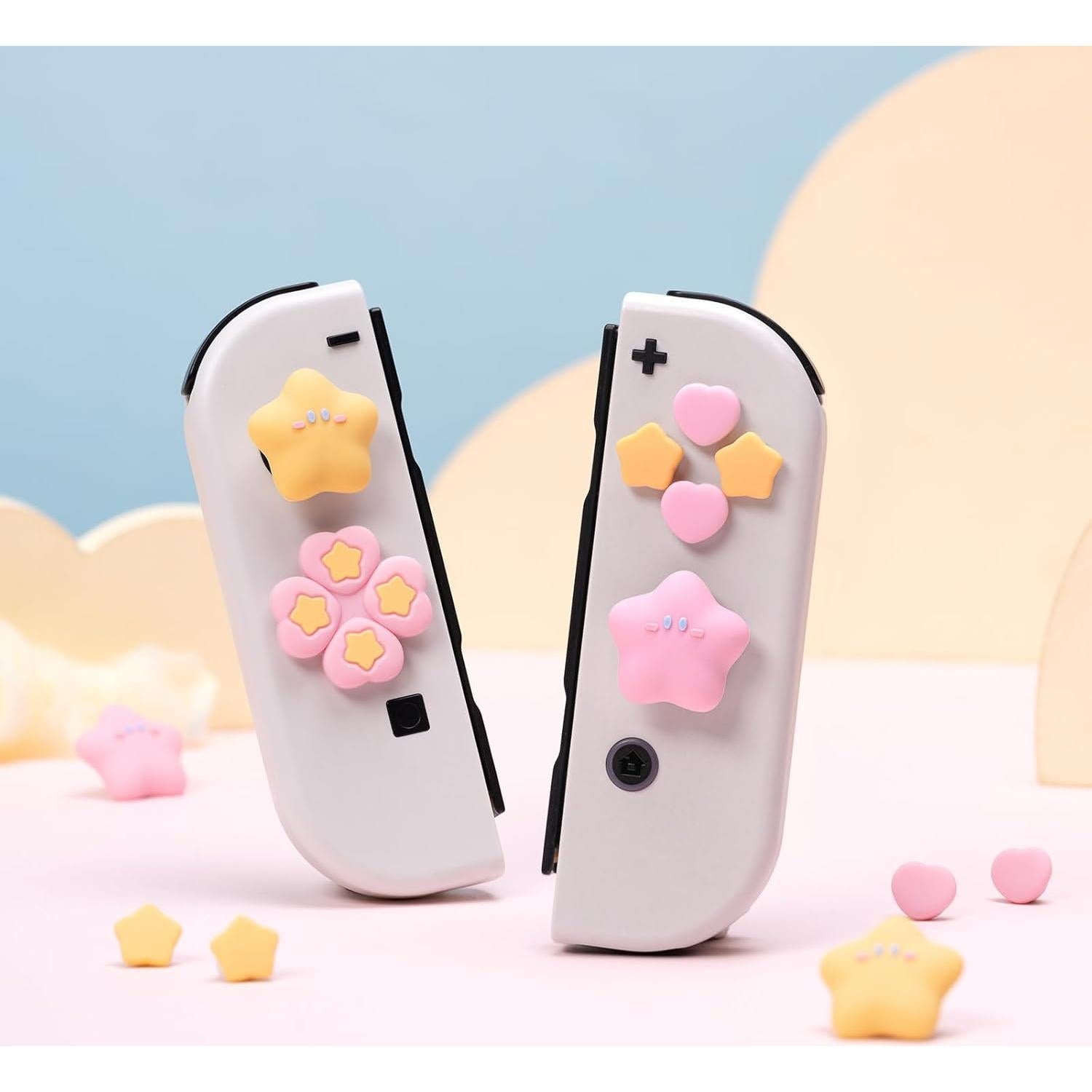 Tapas de Botón D-Pad Silicona Yocore para Nintendo Switch