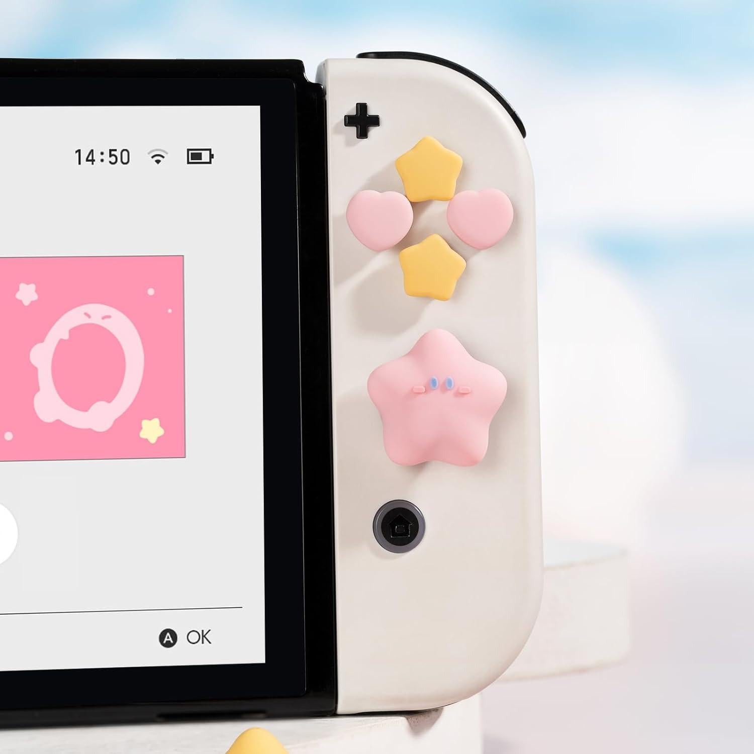 Tapas de Botón D-Pad Silicona Yocore para Nintendo Switch