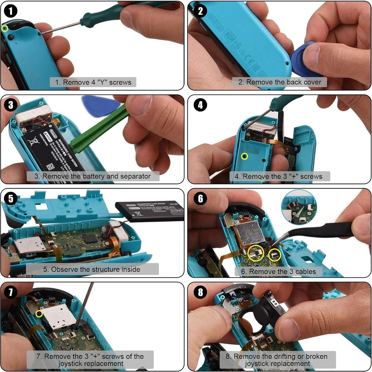 Joystick Analógico 3D Linkstyle para Joy-Con Switch