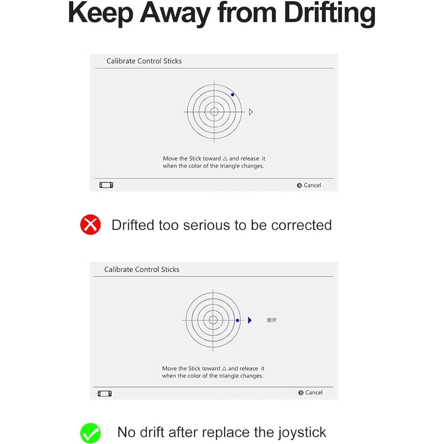Joystick Analógico 3D Linkstyle para Joy-Con Switch