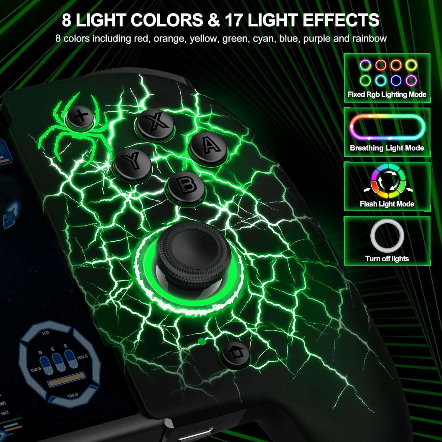 Controlador Pro Mocagen para Nintendo Switch OLED - Joystick Hall, Turbo