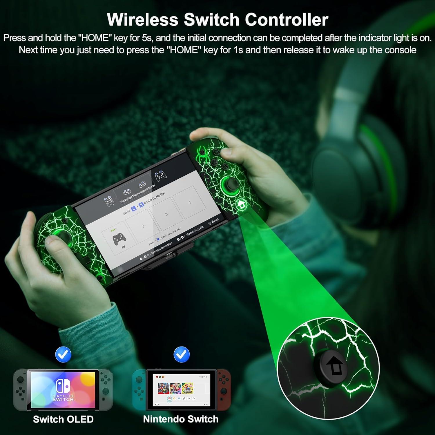 Controlador Pro Mocagen para Nintendo Switch OLED - Joystick Hall, Turbo