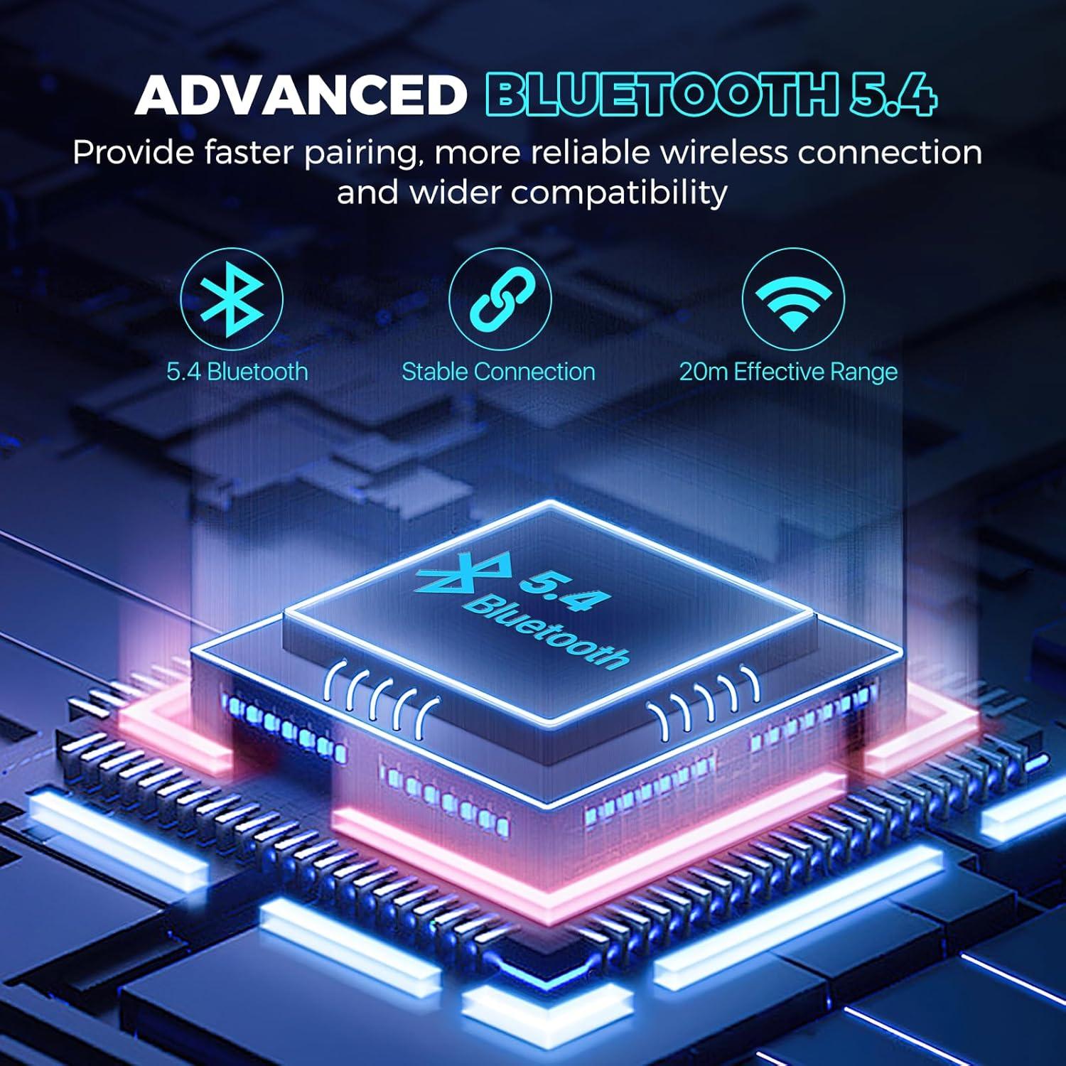 Auriculares Bluetooth MIPEACE con Reducción de Ruido 29dB