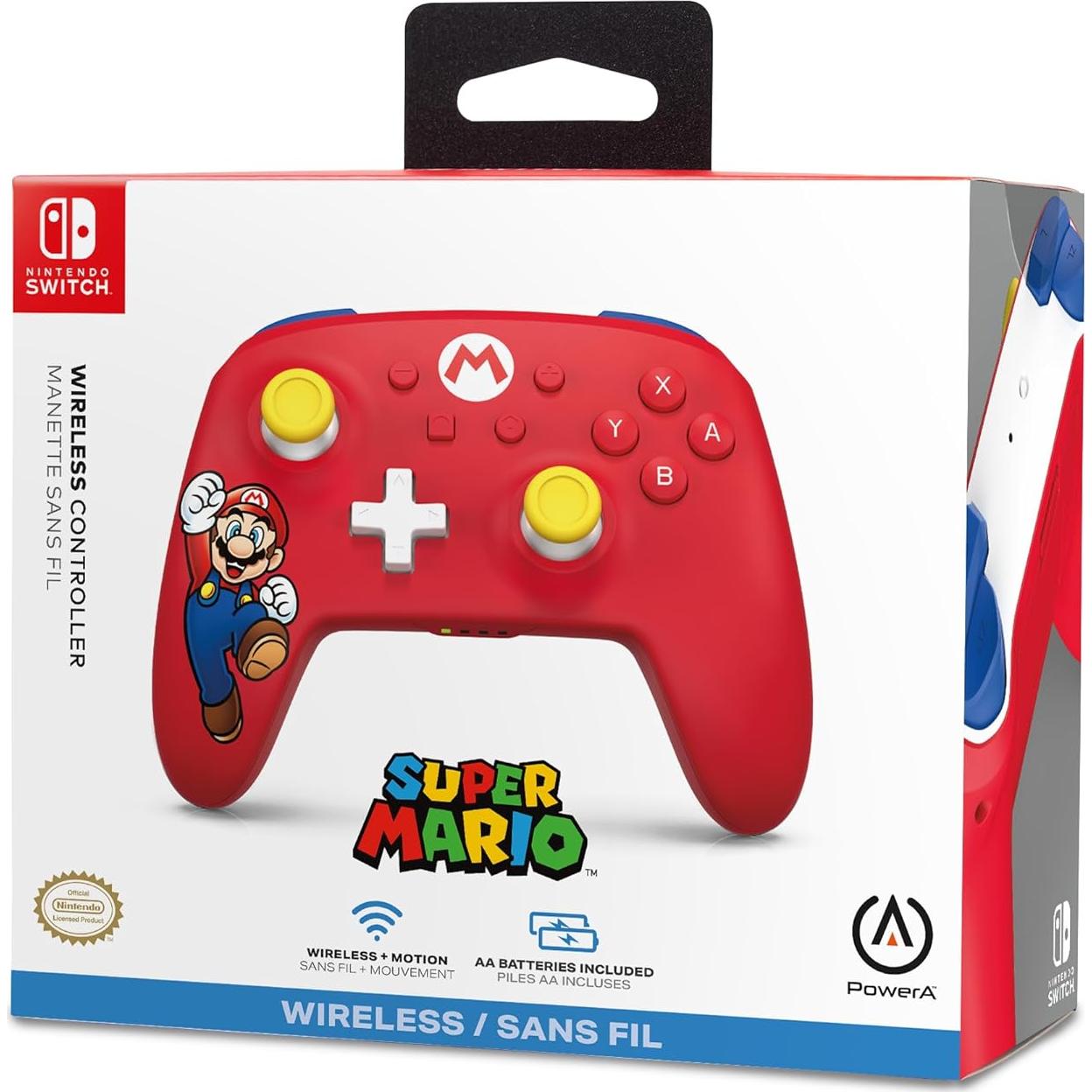 Controlador Inalámbrico PowerA Mario Joy para Nintendo Switch
