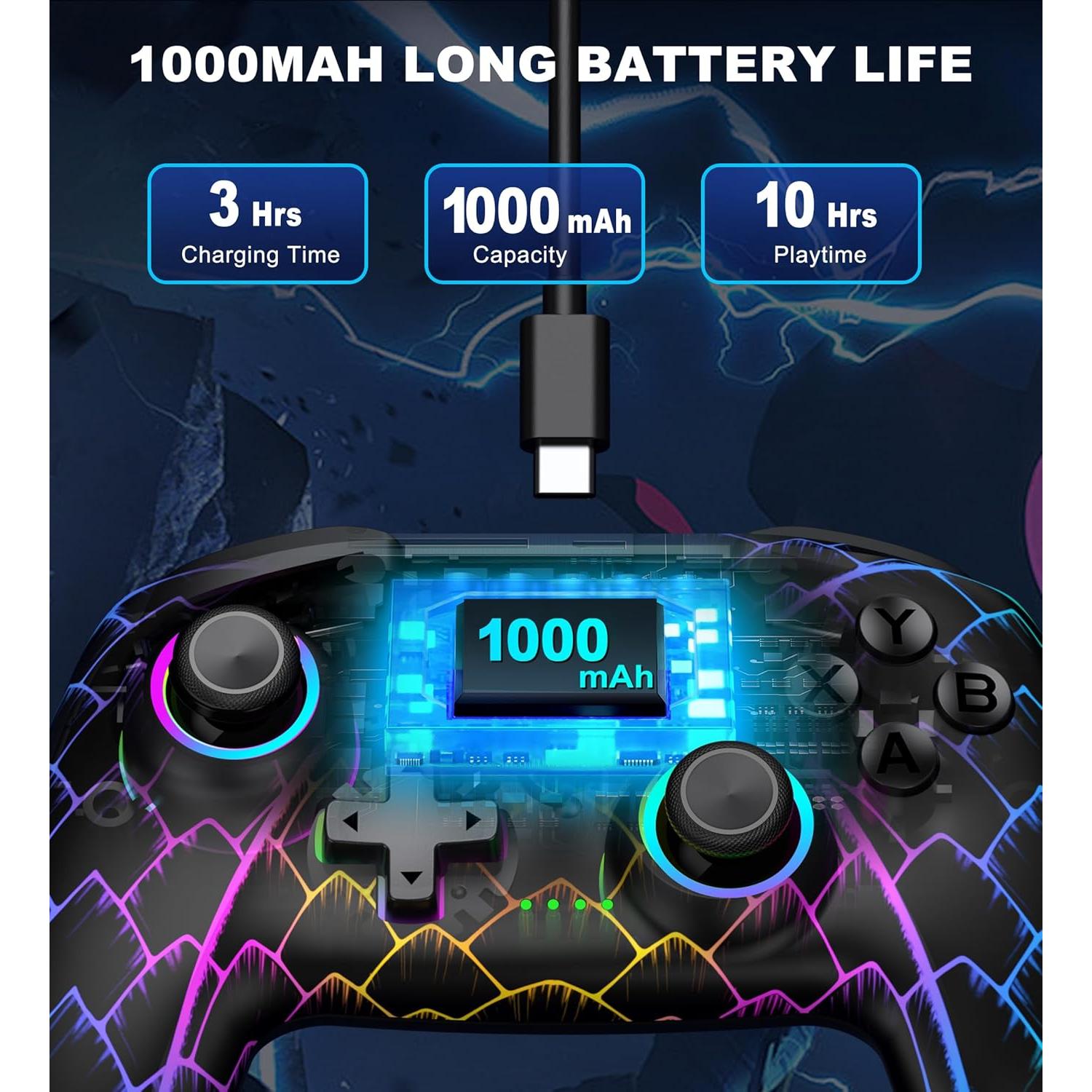 Controlador Inalámbrico NealGamefy para PC y Switch - Bluetooth