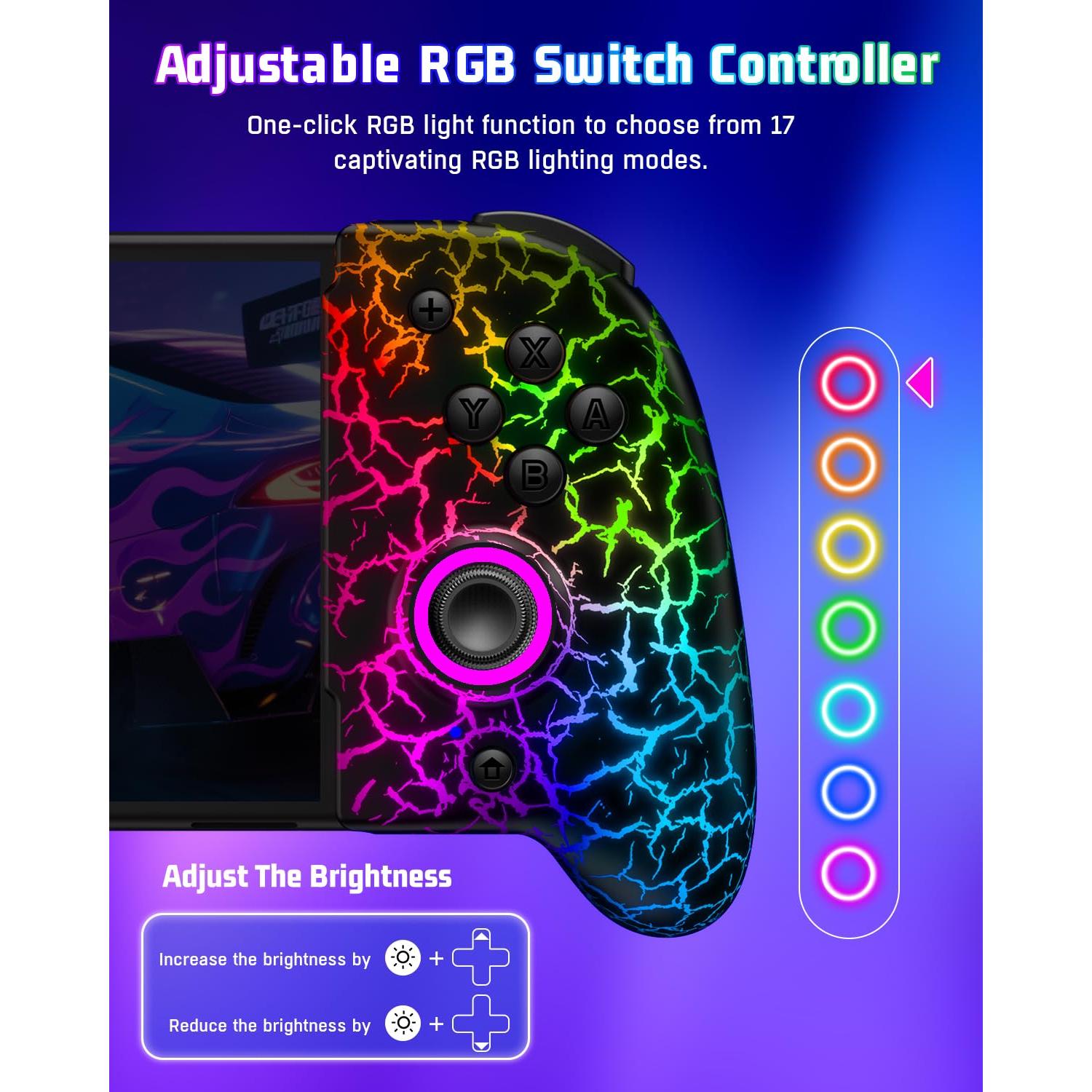 Controlador Inalámbrico Spican JC200 para Nintendo Switch