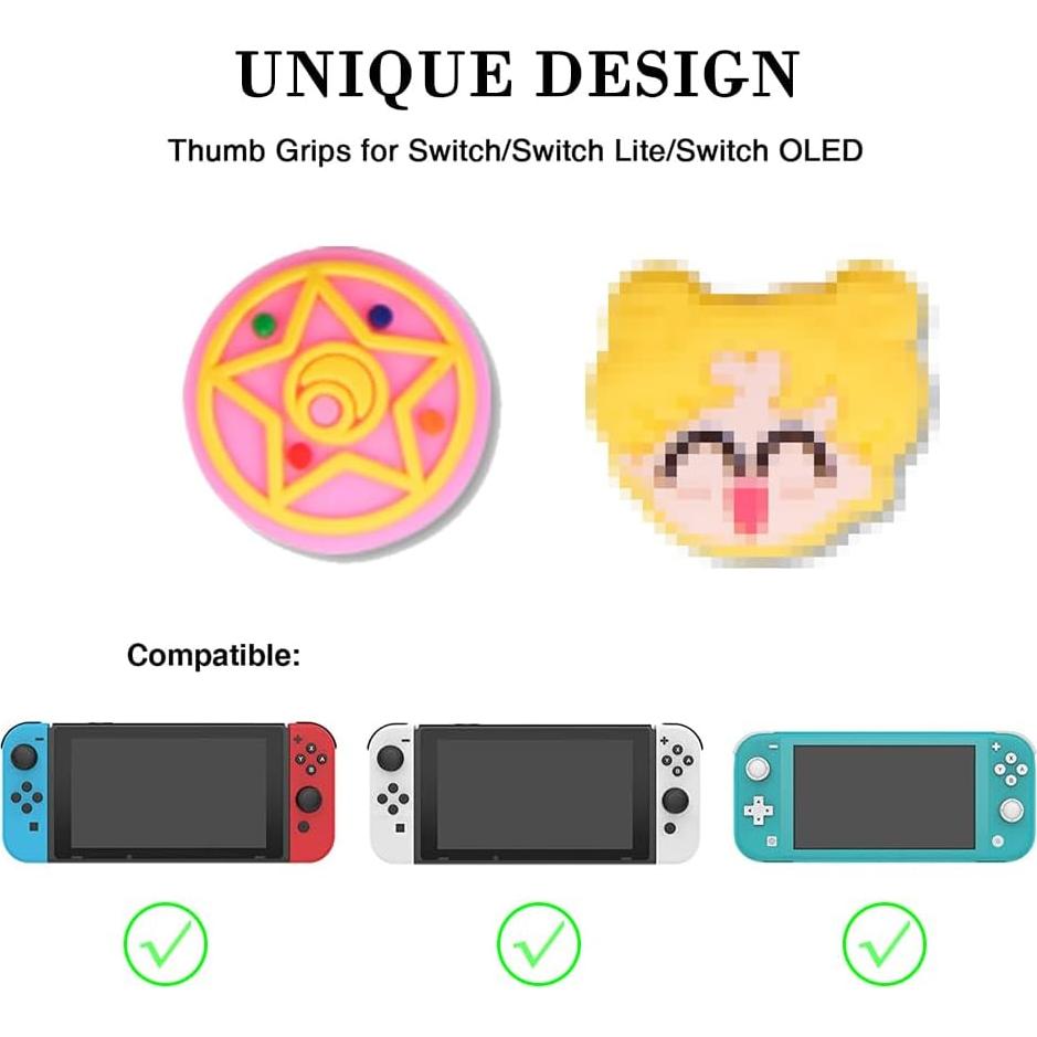 Tapas de Pulgar PERFECTSIGHT para Nintendo Switch - 4 Piezas