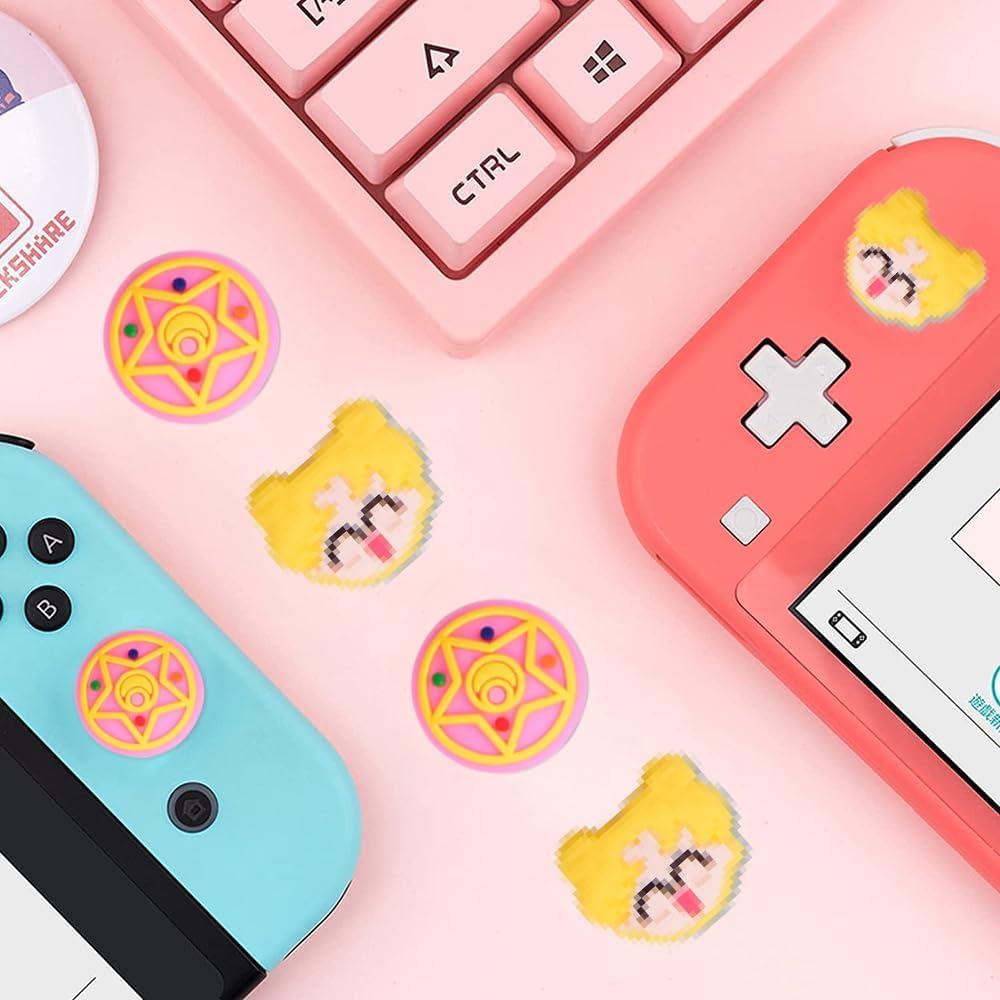 Tapas de Pulgar PERFECTSIGHT para Nintendo Switch - 4 Piezas