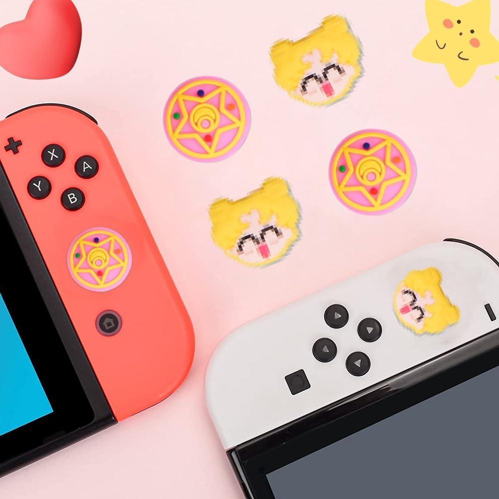 Tapas de Pulgar PERFECTSIGHT para Nintendo Switch - 4 Piezas