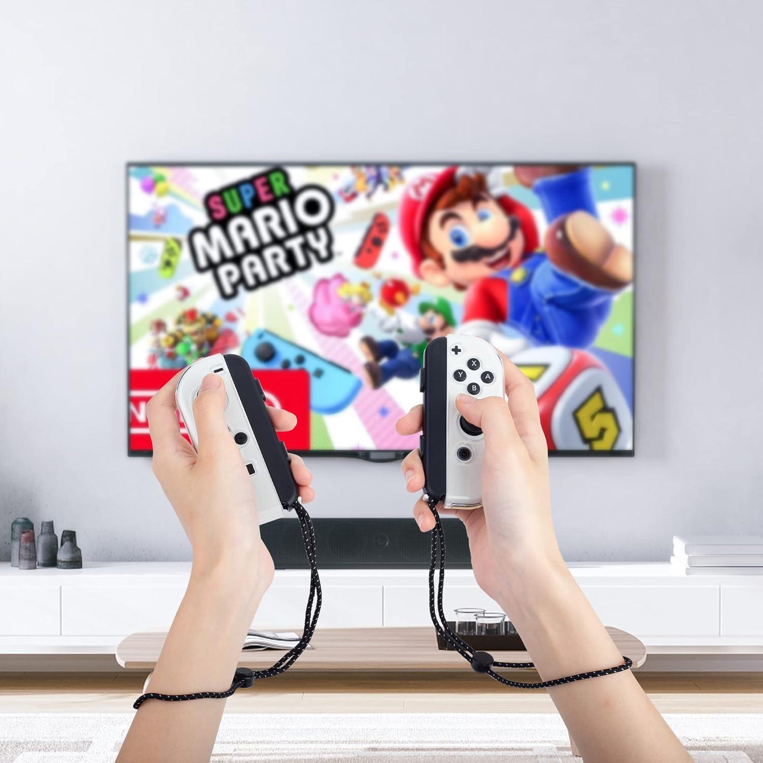 Funda TPU Transparente RHOTALL para Joycon Nintendo Switch