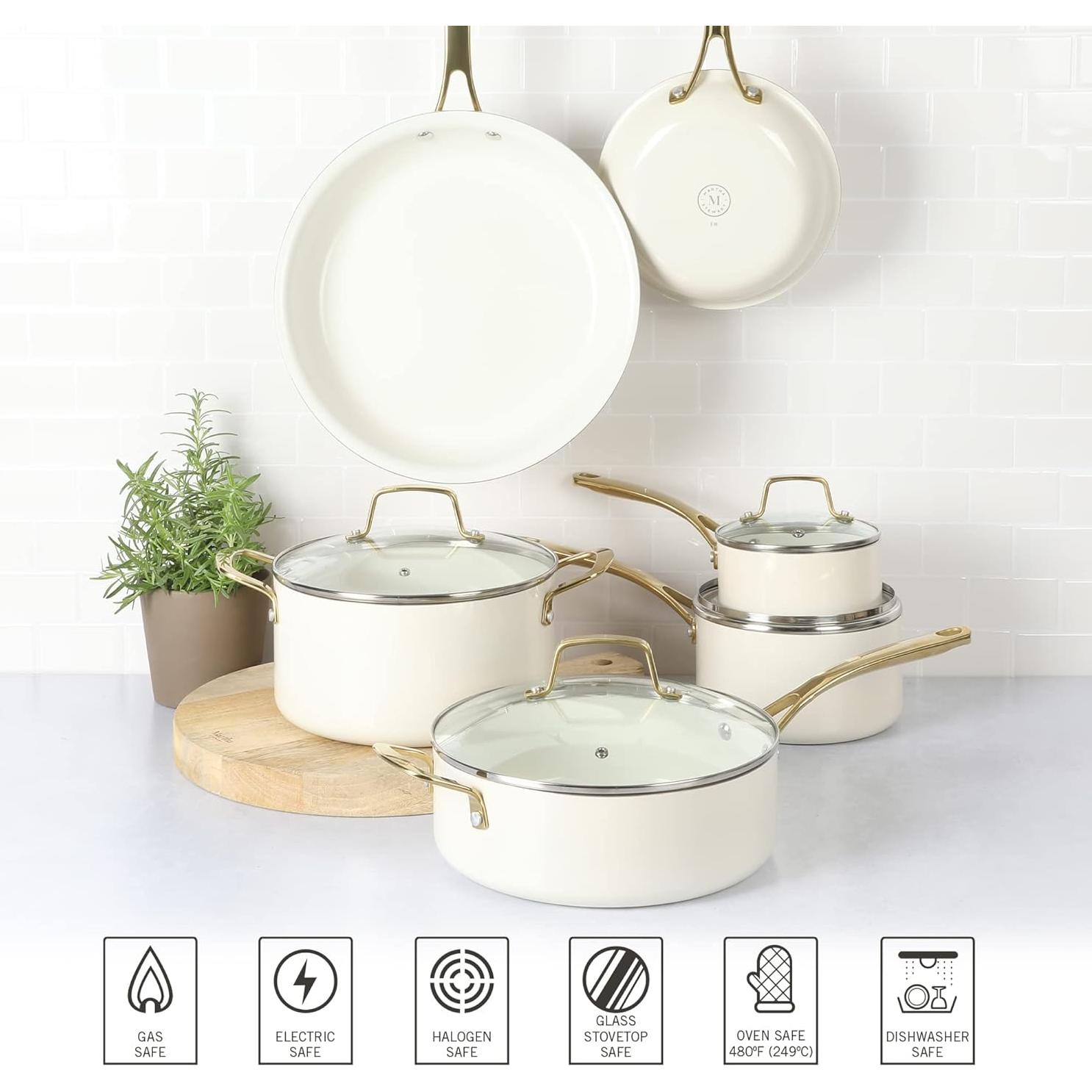 Juego de Utensilios de Cocina 10 Pzas Martha Stewart Cerámico