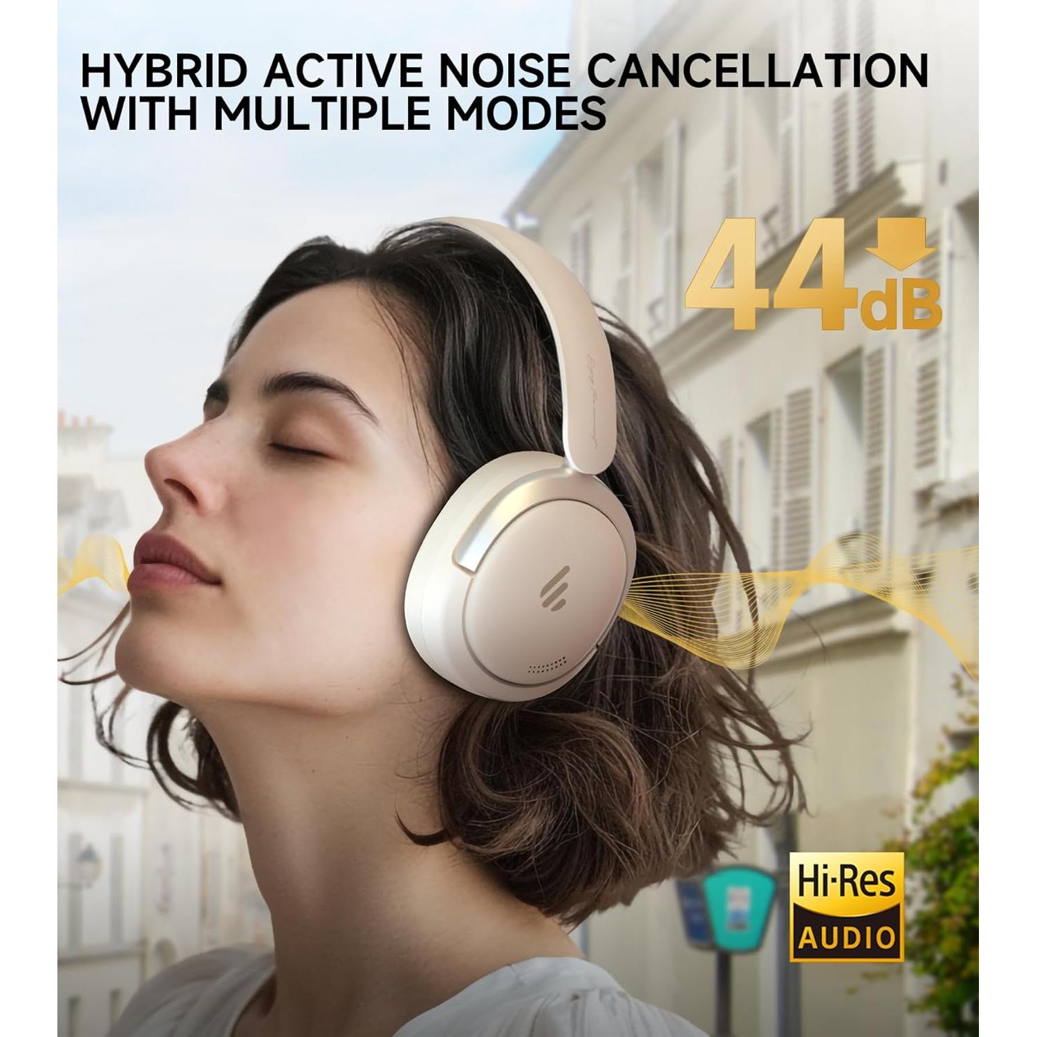 Auriculares Inalámbricos Edifier Atom Max - 45H ANC Blanco