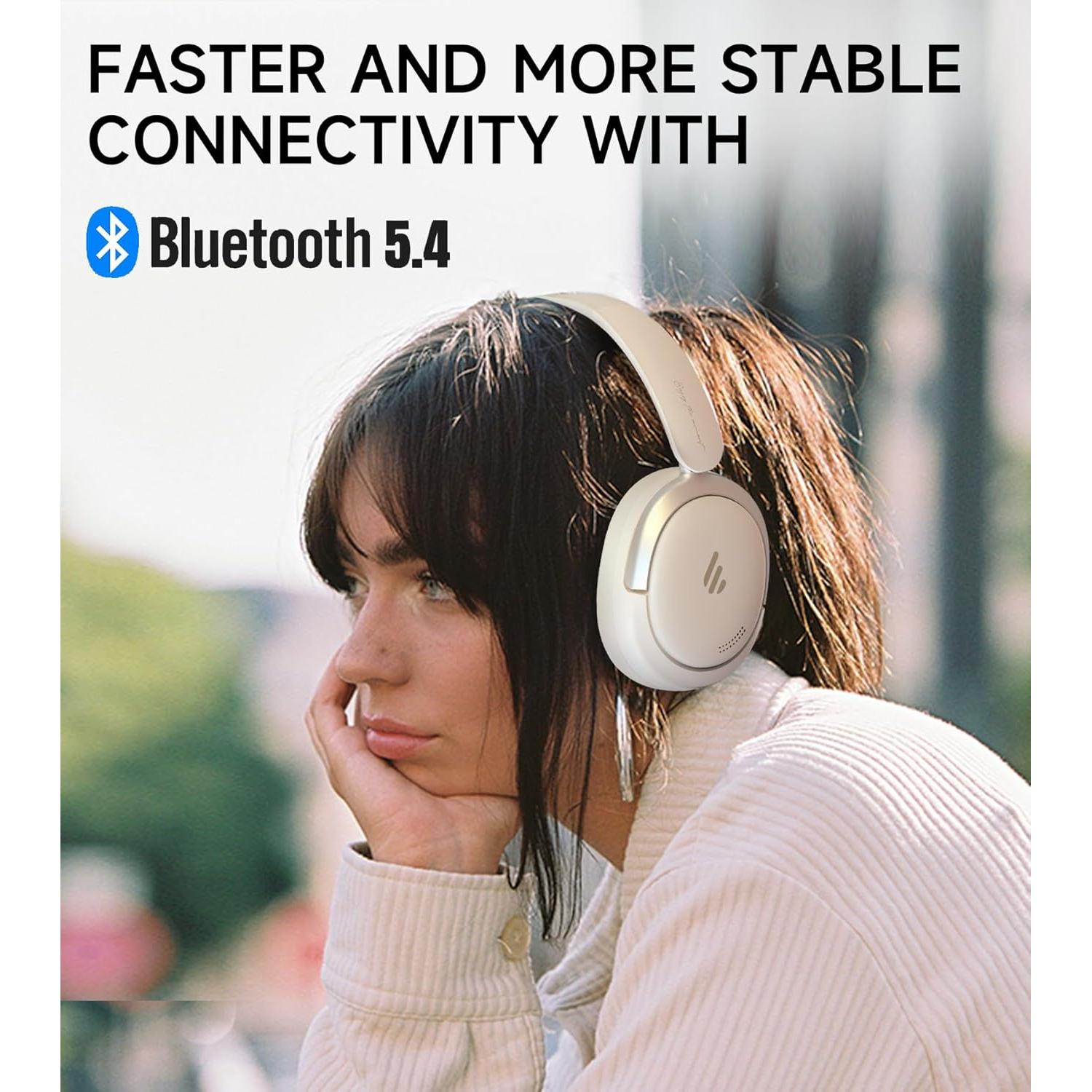 Auriculares Inalámbricos Edifier Atom Max - 45H ANC Blanco