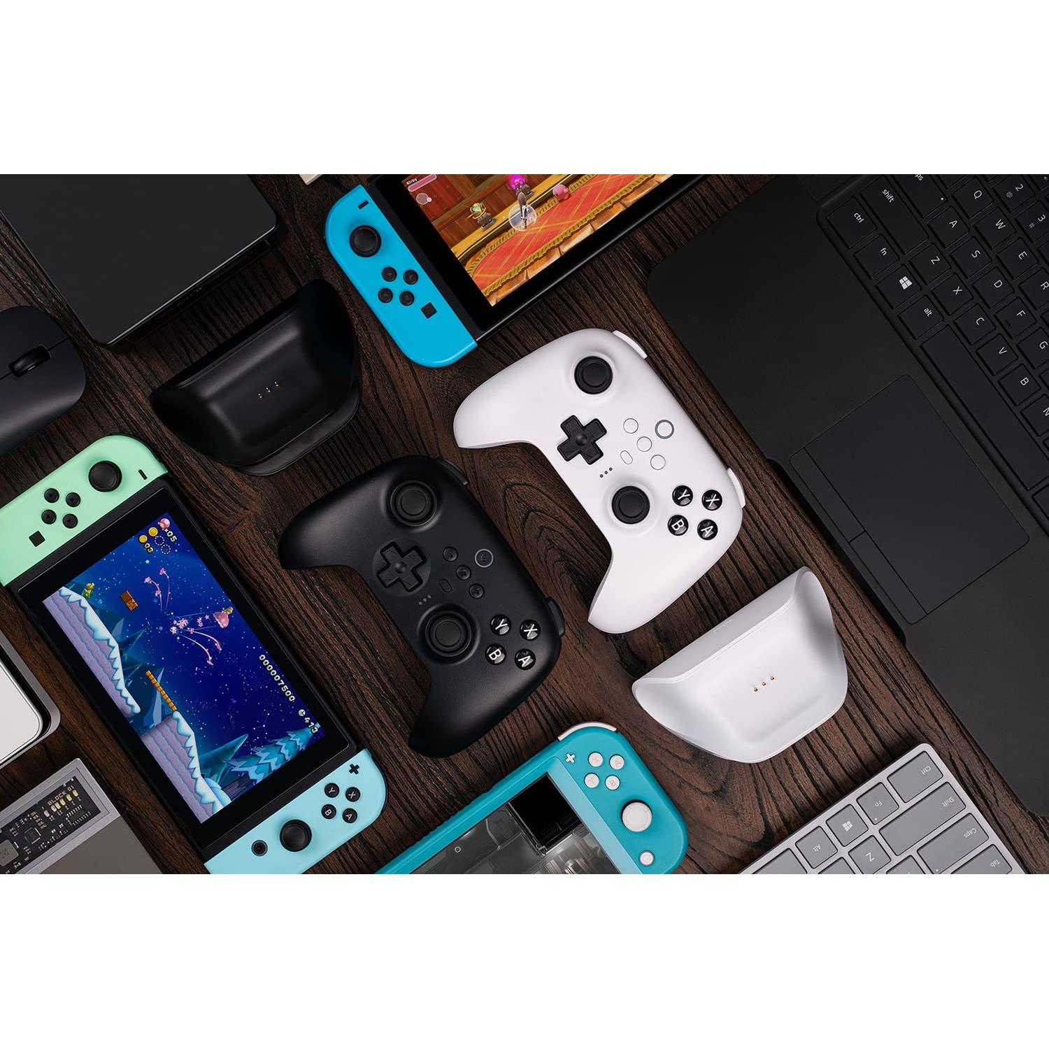 Controlador Bluetooth 8Bitdo Ultimate Negro con Base de Carga
