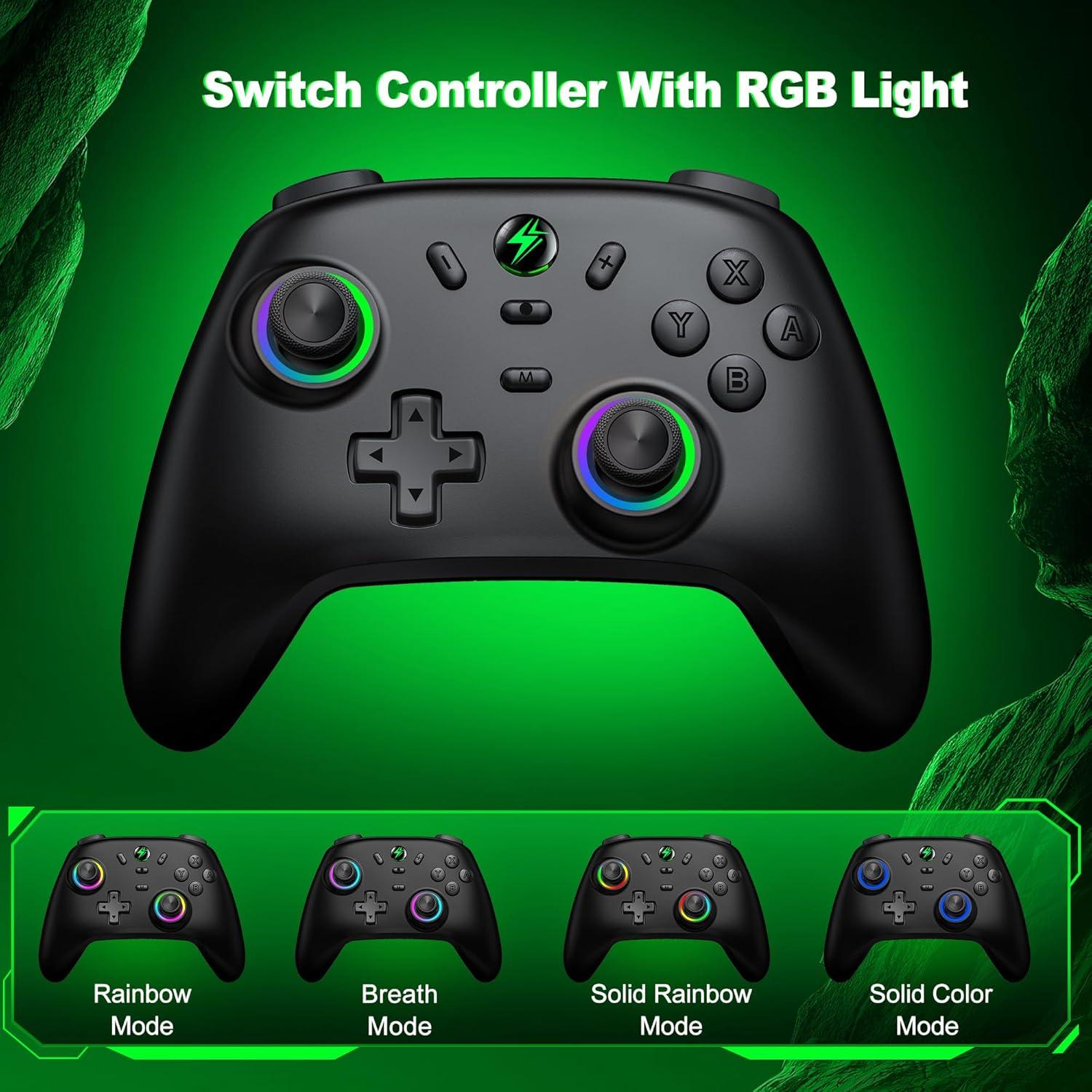 Controlador Pro GAMSINGY para Nintendo Switch y PC - Inalámbrico