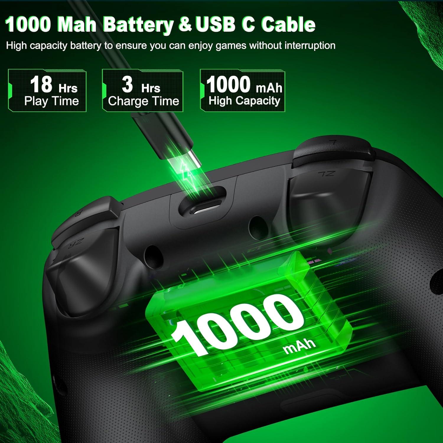 Controlador Pro GAMSINGY para Nintendo Switch y PC - Inalámbrico