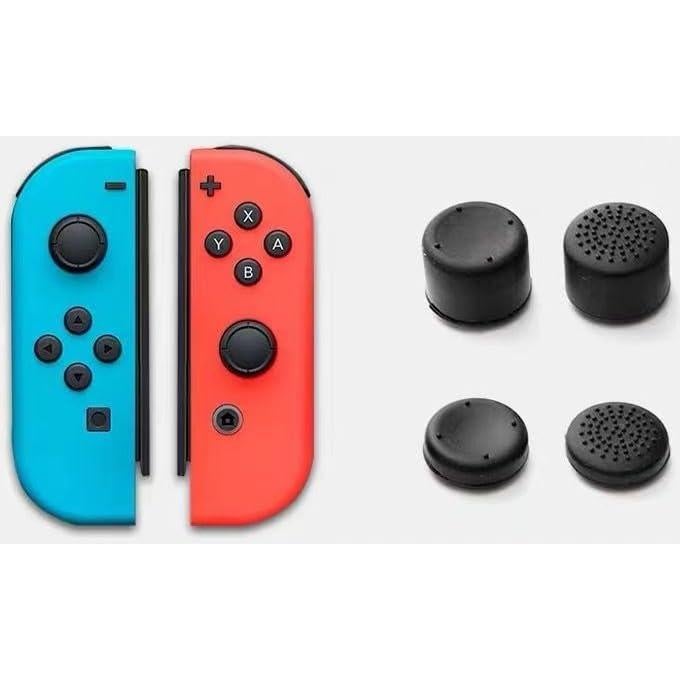 Smalala No-Slip Thumb Grips Compatible with Nintendo Switch Joy-con Controller, Replacement Analog Stick Grips Joystick Caps Cover for Switch Joycon Controller | 8-Pack | Black