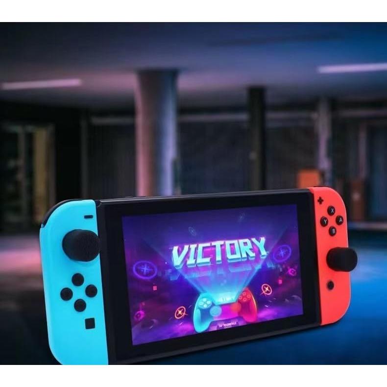 Smalala No-Slip Thumb Grips Compatible with Nintendo Switch Joy-con Controller, Replacement Analog Stick Grips Joystick Caps Cover for Switch Joycon Controller | 8-Pack | Black