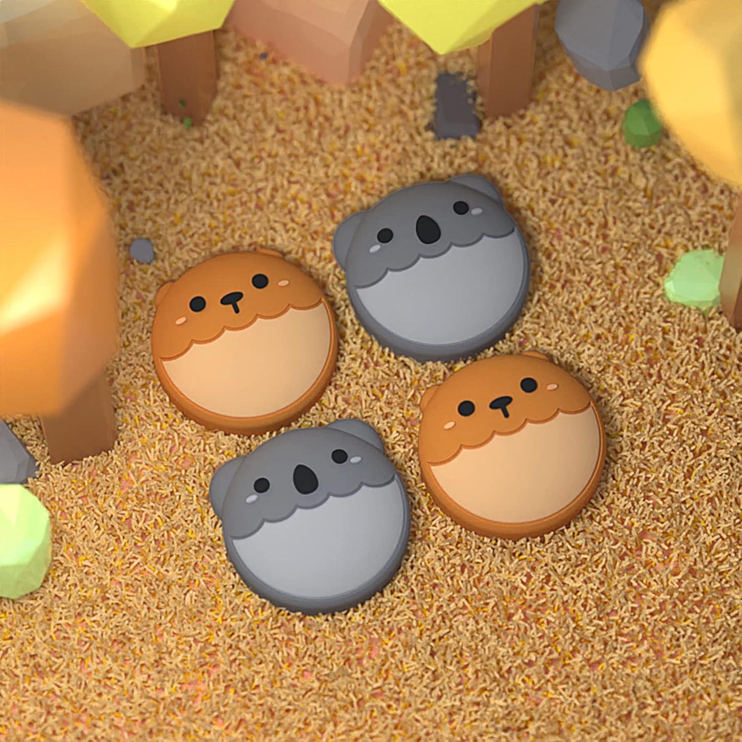 Tapa de Joystick eXtremeRate para Nintendo Switch - Oso Marrón y Koala