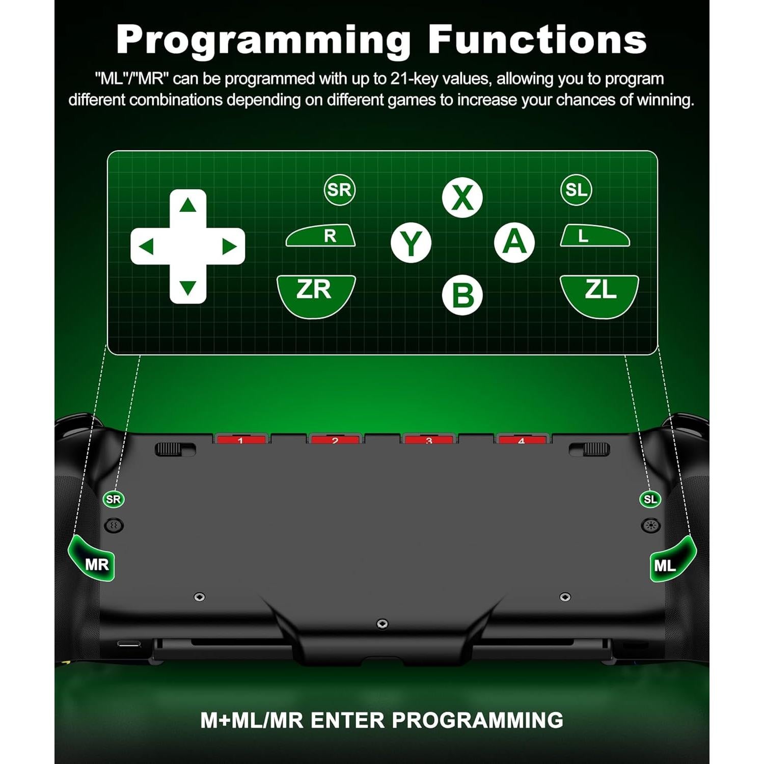 Controlador Pro Mocagen para Nintendo Switch OLED Bluetooth