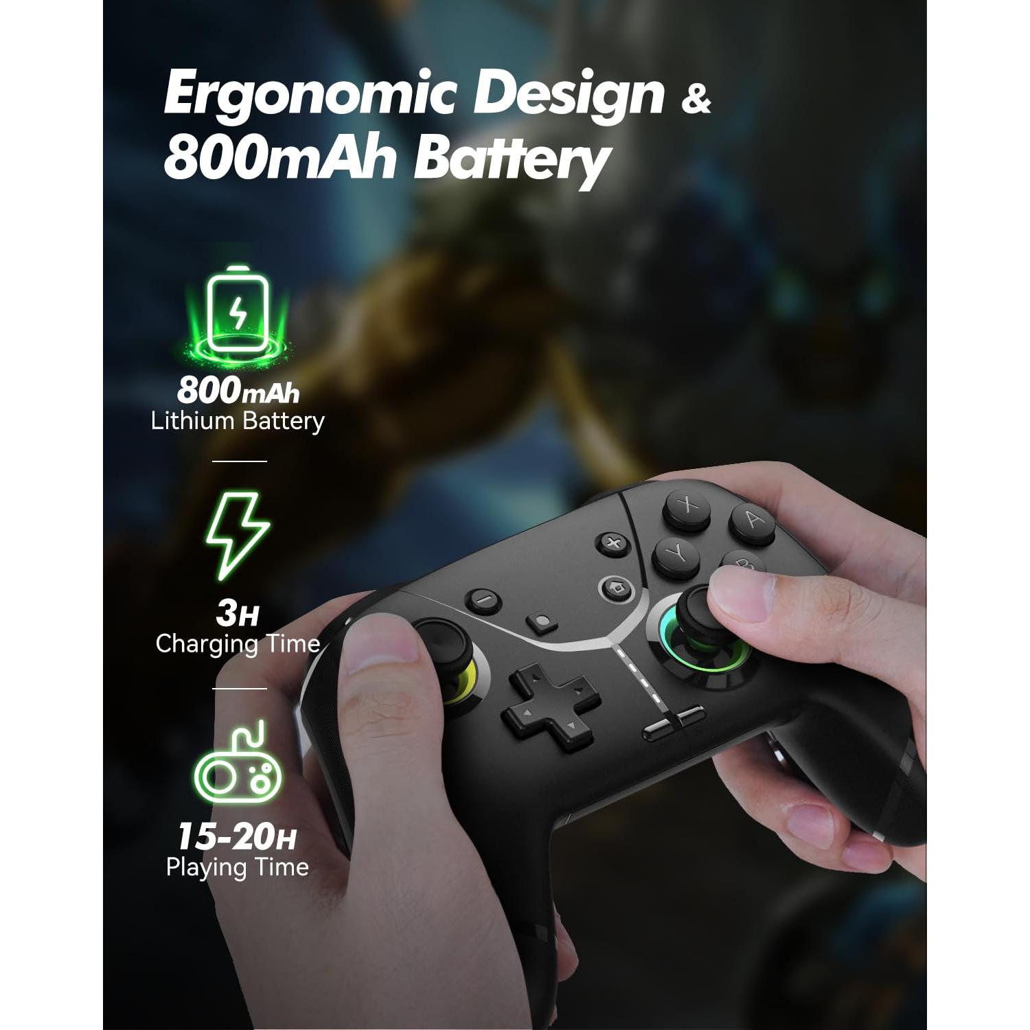 Controlador Inalámbrico GMBACK Pro para Nintendo Switch 2/Lite/OLED