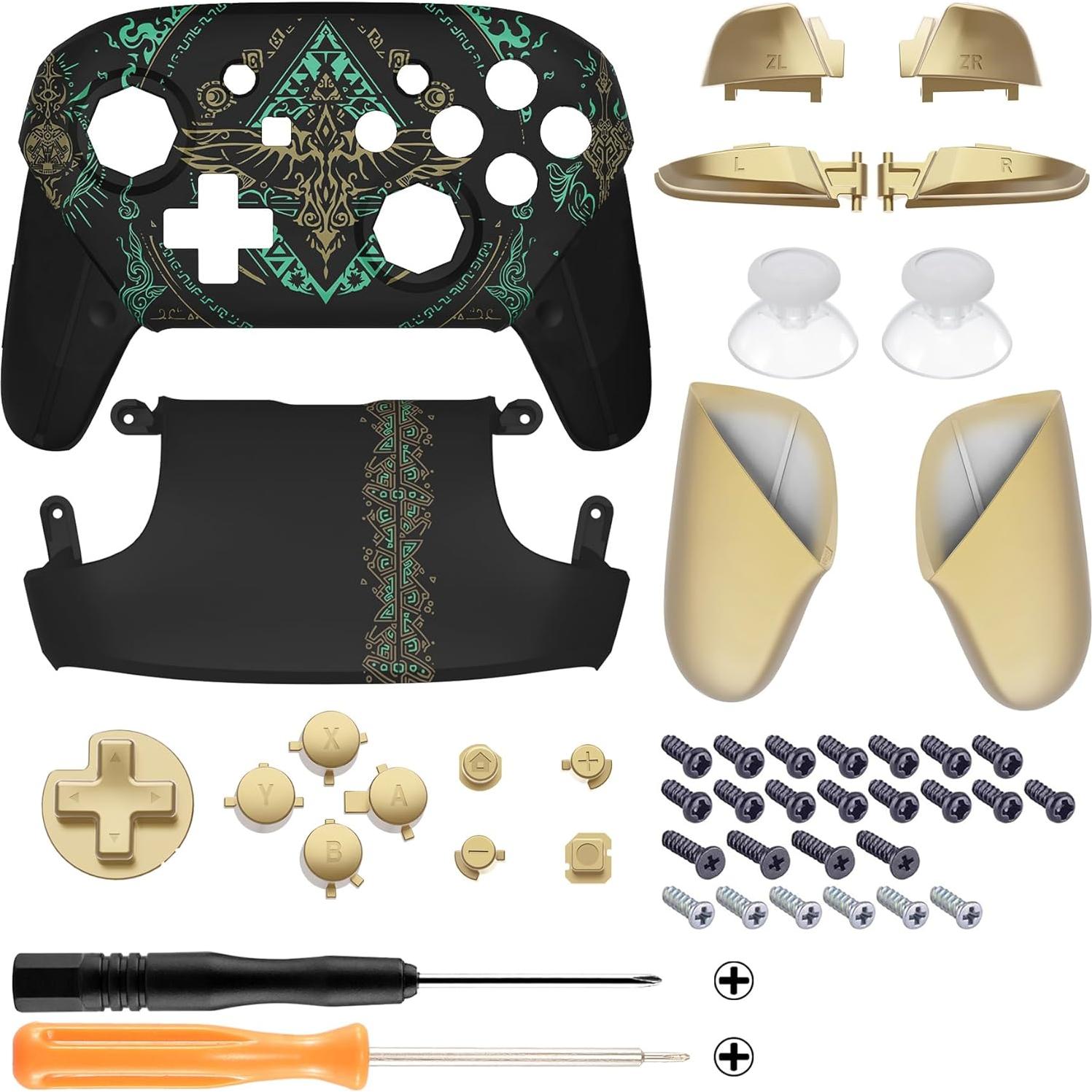 Carcasa eXtremeRate para Controlador Pro Nintendo Switch - Brilla en la Oscuridad