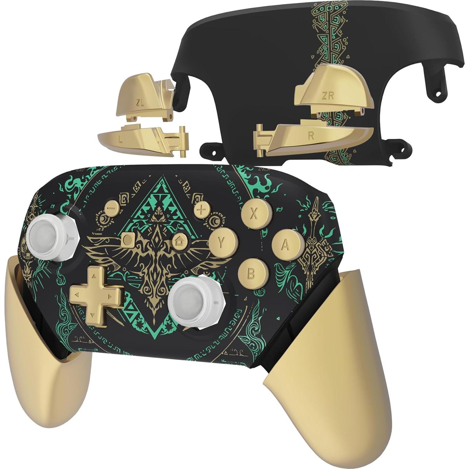 Carcasa eXtremeRate para Controlador Pro Nintendo Switch - Brilla en la Oscuridad