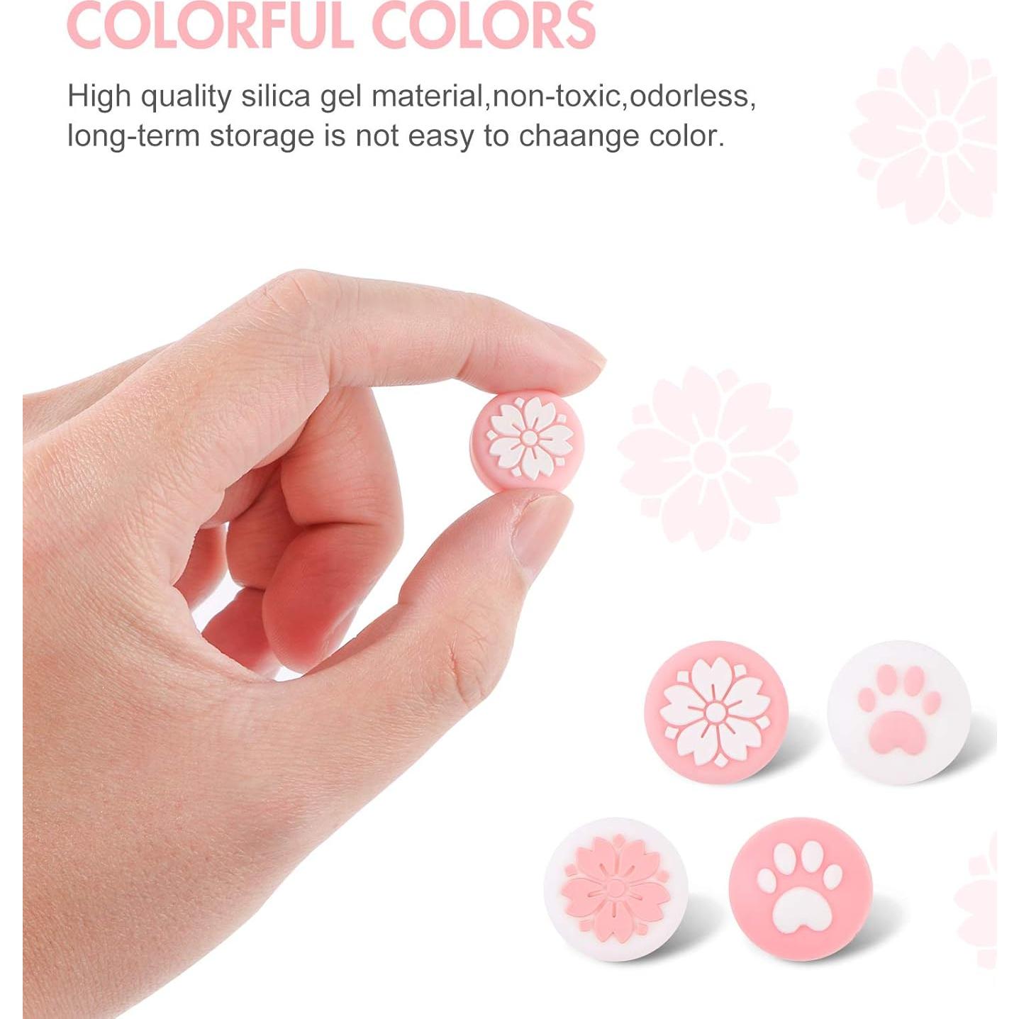 Tapas de Agarre para Pulgar BENBO Joy-Con 8 Piezas