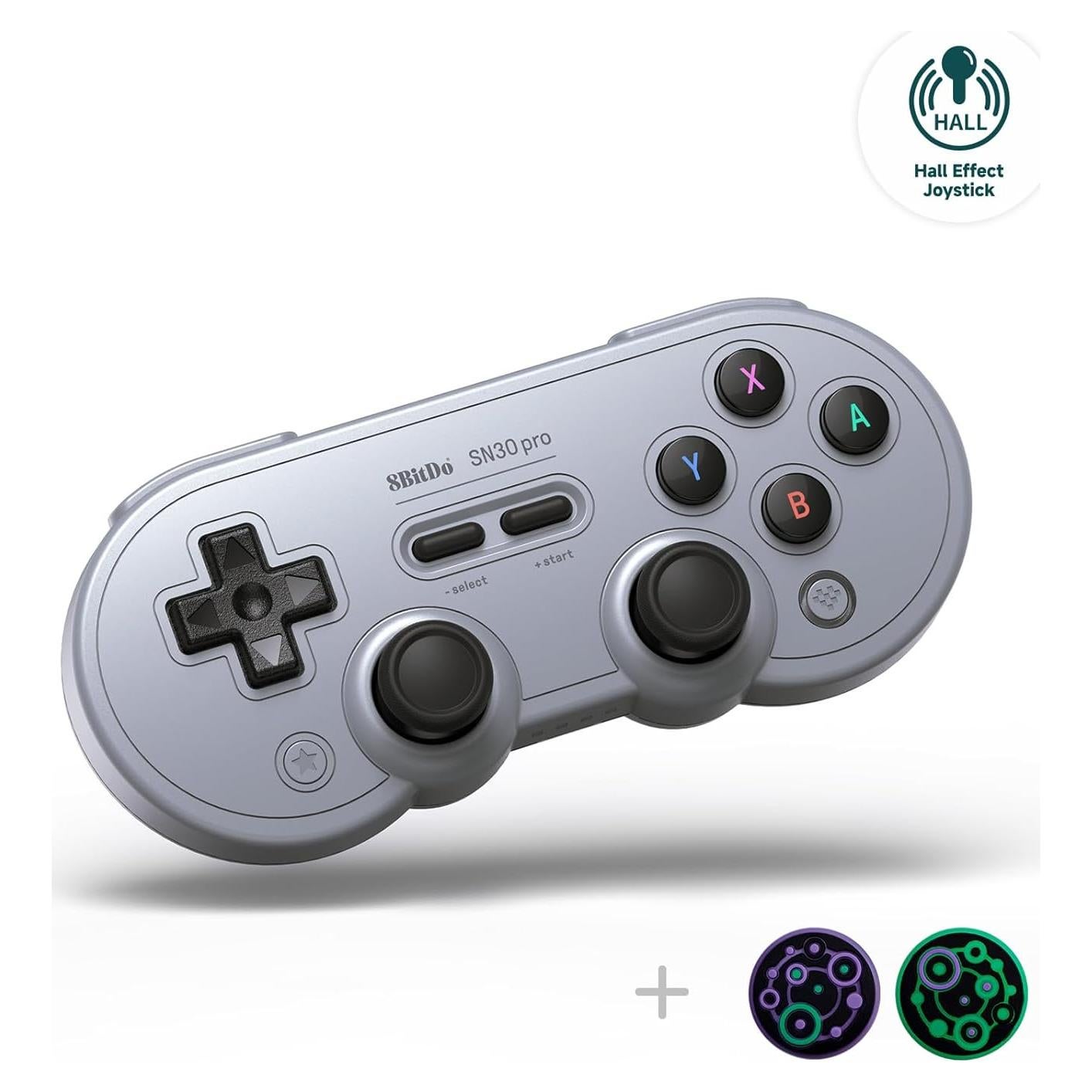 Controlador Inalámbrico 8Bitdo SN30 Pro Bluetooth Gris