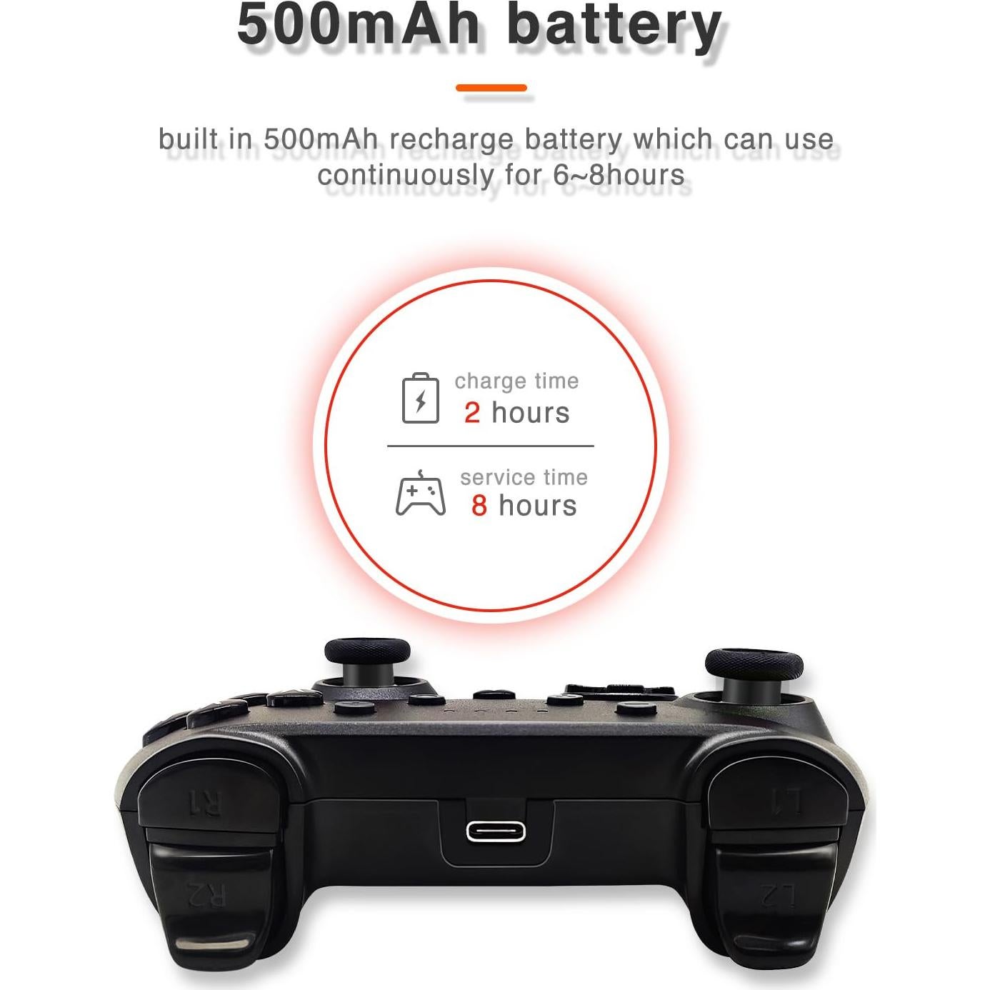 Controlador Pro Inalámbrico para Nintendo Switch Rojo y Azul