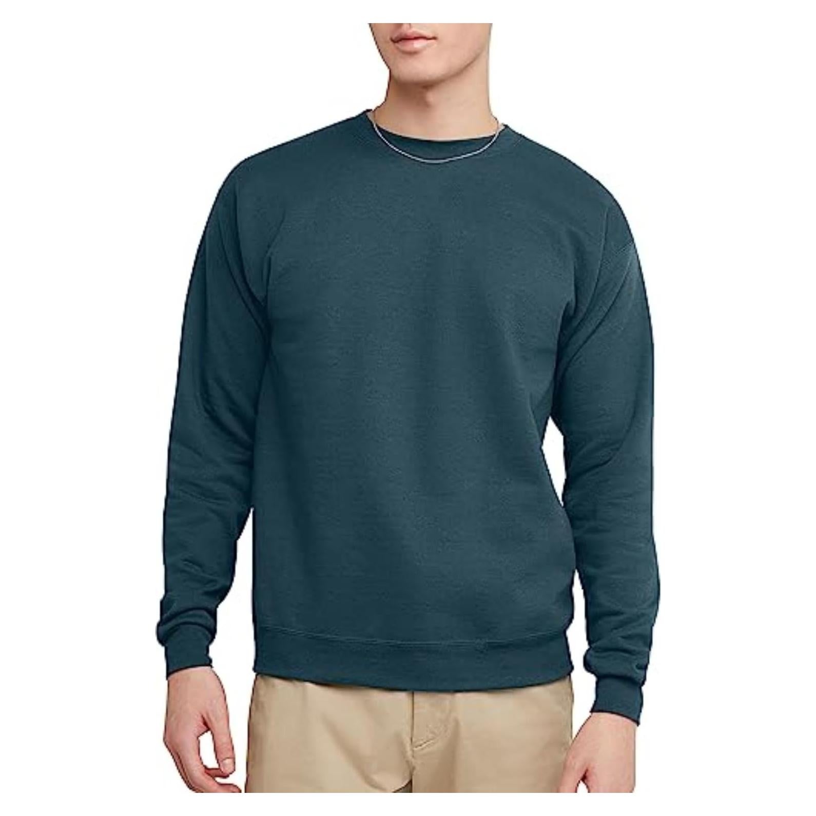 Sudadera de forro polar Hanes para hombres 3XL Teal metálico
