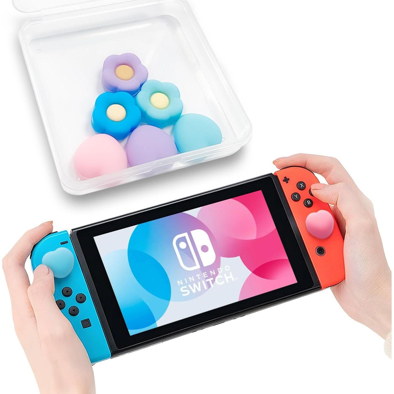 Tapas de Agarre de Pulgar Epstur para Nintendo Switch OLED/Lite