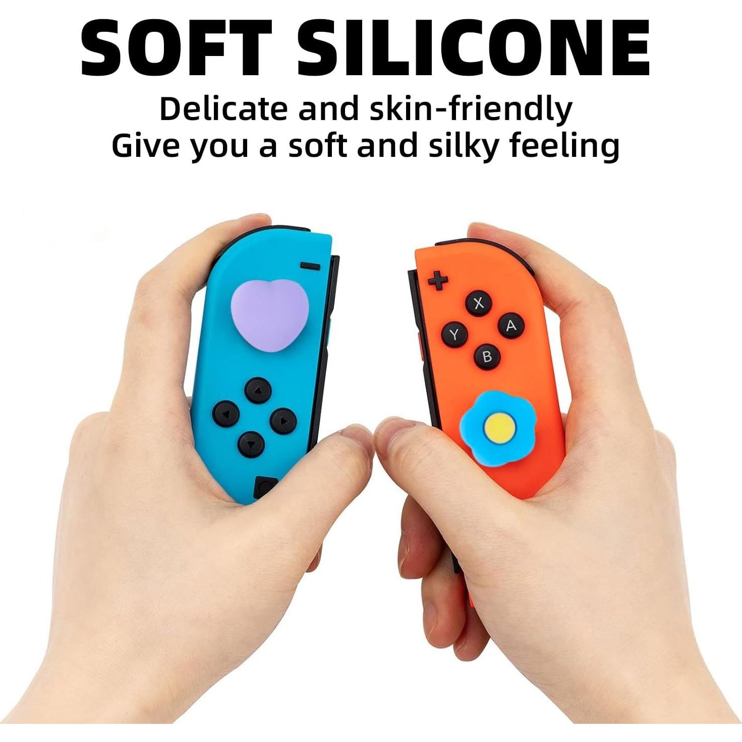 Tapas de Agarre de Pulgar Epstur para Nintendo Switch OLED/Lite