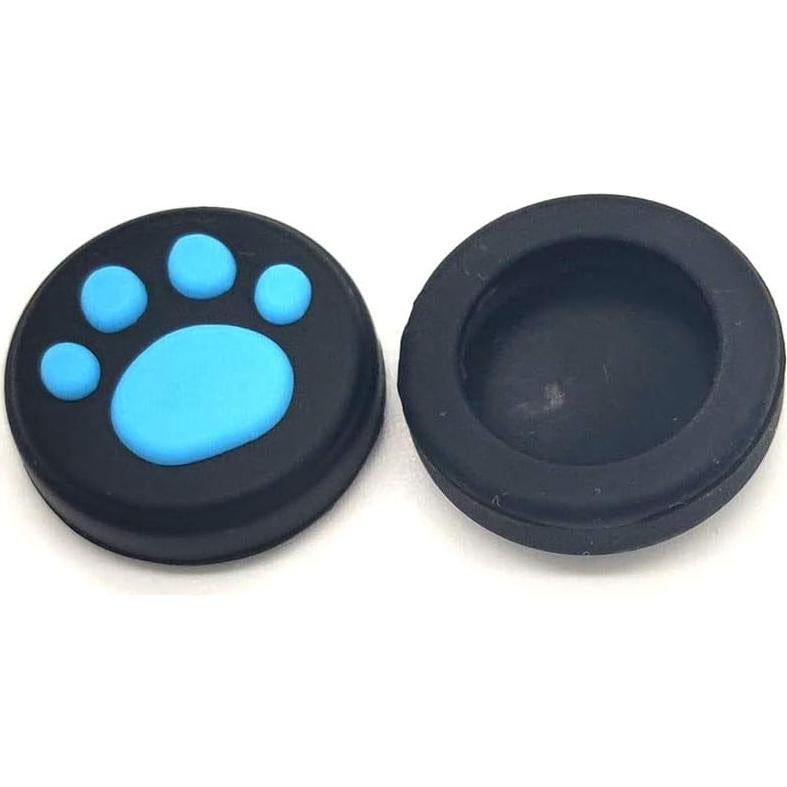 2 Tapas Silicona Joystick Ambertown Gato Azul para Switch