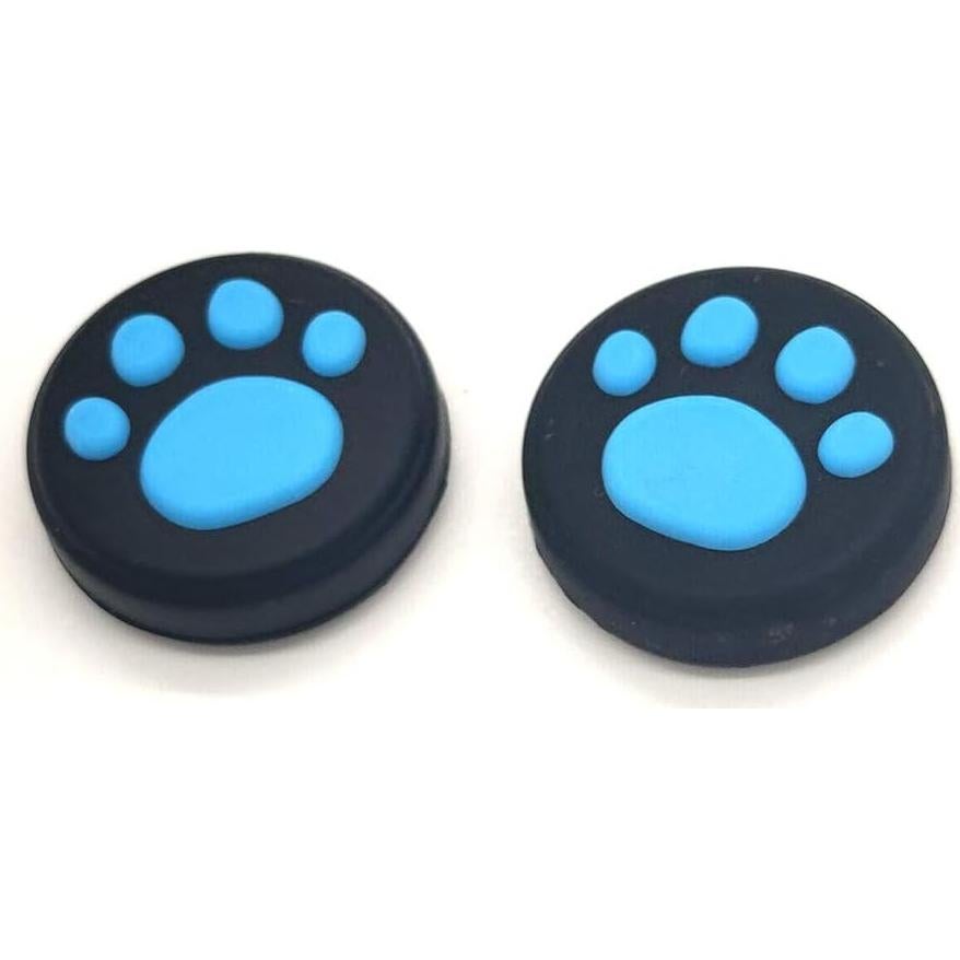 2 Tapas Silicona Joystick Ambertown Gato Azul para Switch