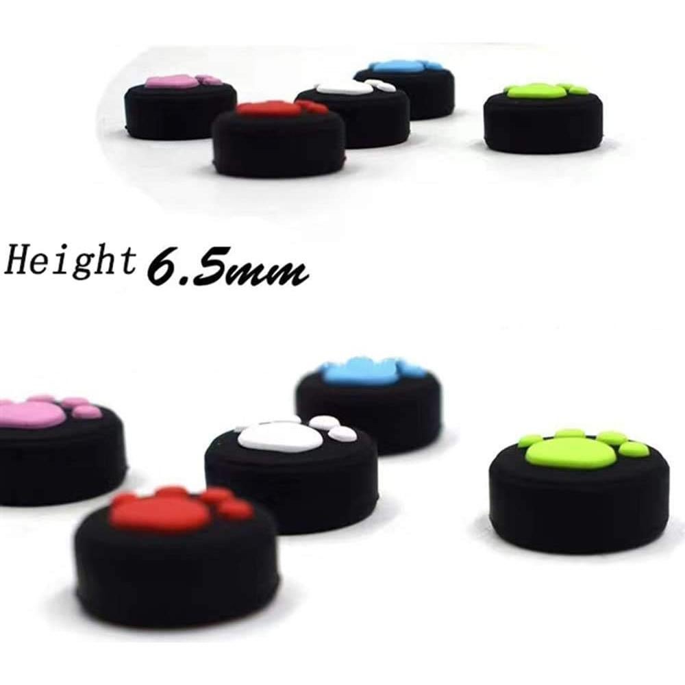2 Tapas Silicona Joystick Ambertown Gato Azul para Switch
