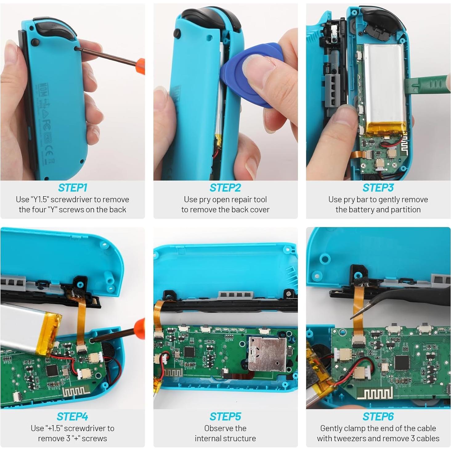 Joystick Reemplazo Cverny para Nintendo Switch Lite/OLED