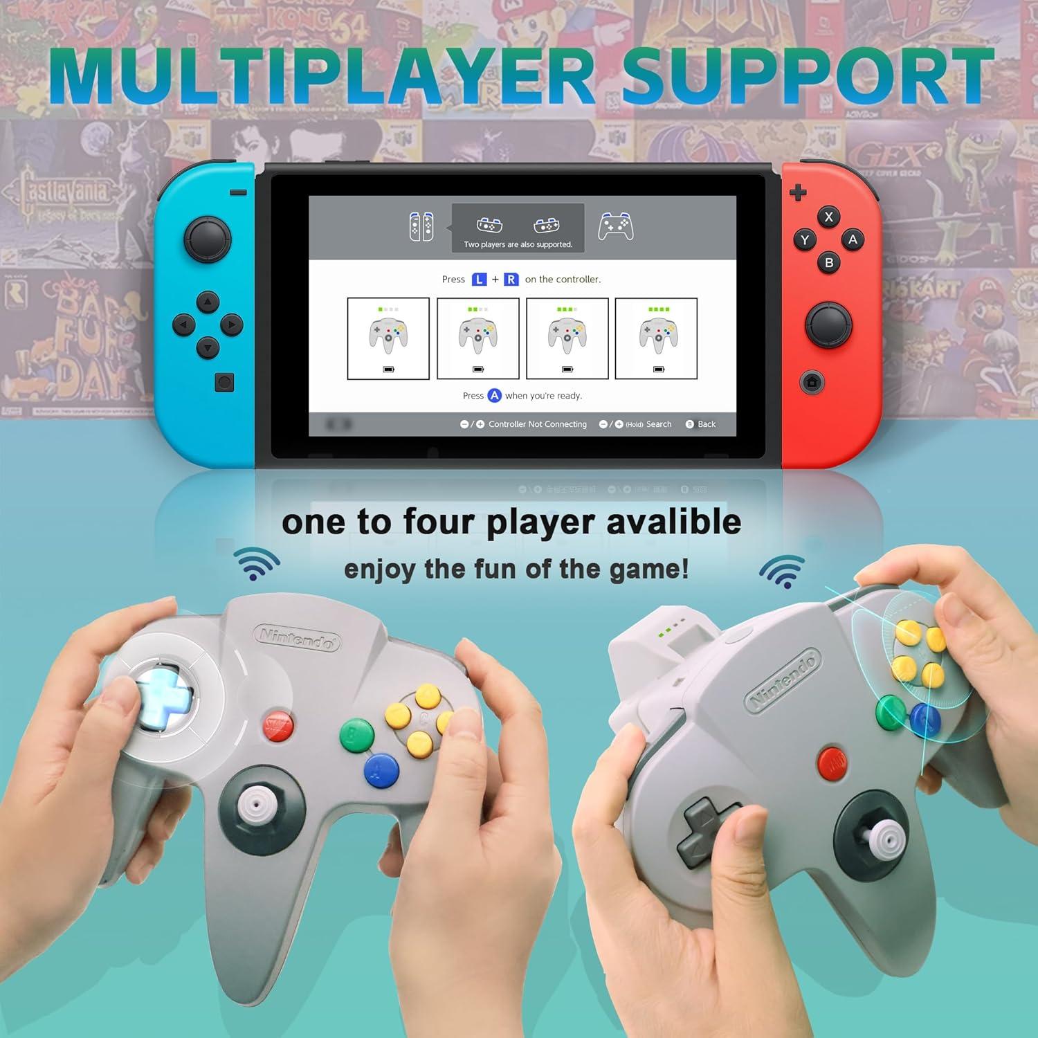 Kit Modificación Controlador N64 Intec Gaming - Compatible Switch