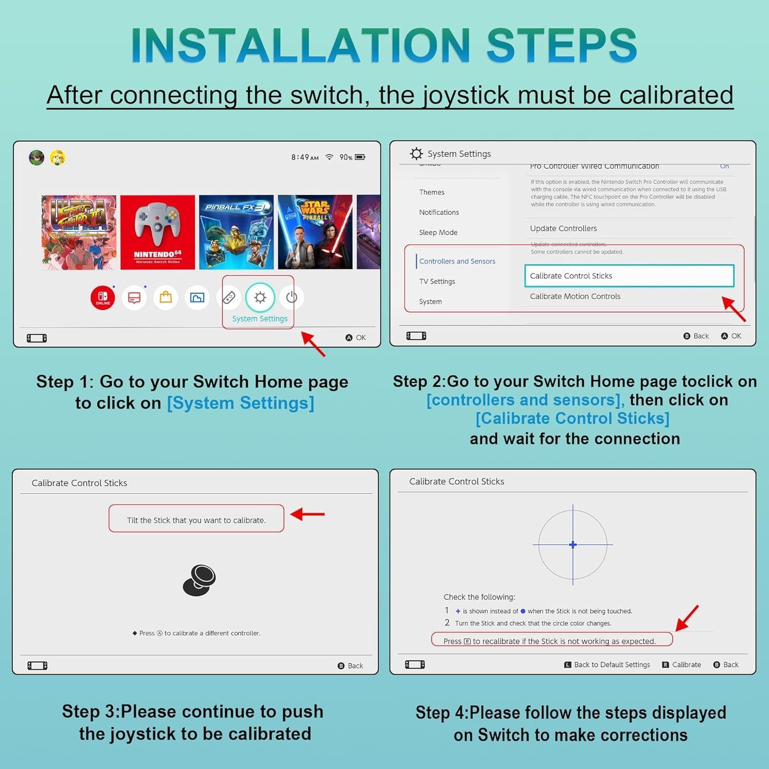 Kit Modificación Controlador N64 Intec Gaming - Compatible Switch