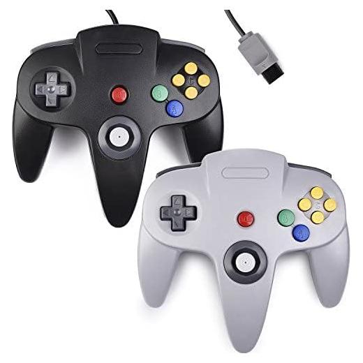 Controlador Clásico KIWITATA para Nintendo 64 con Cable 1.83m