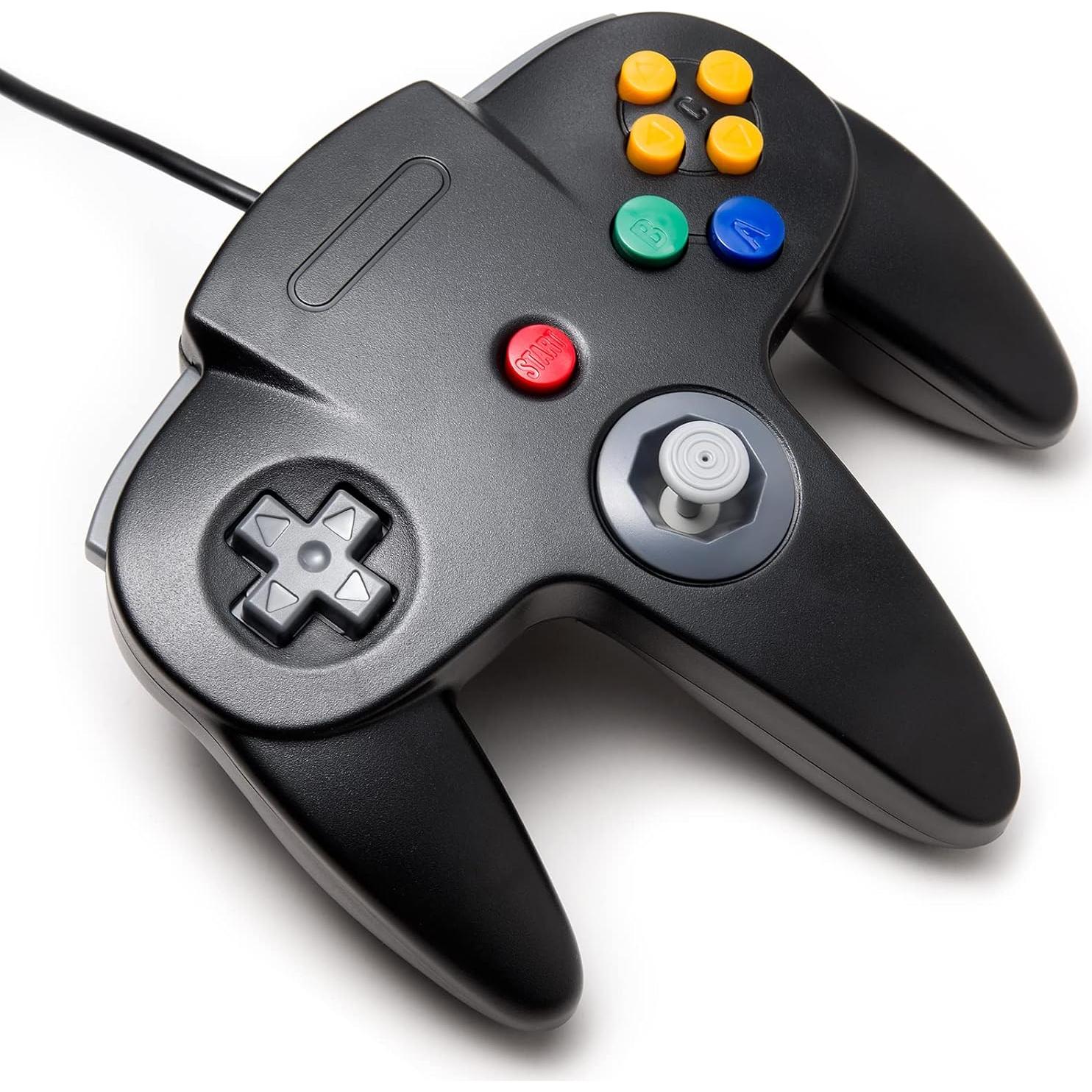 Controlador Clásico KIWITATA para Nintendo 64 con Cable 1.83m