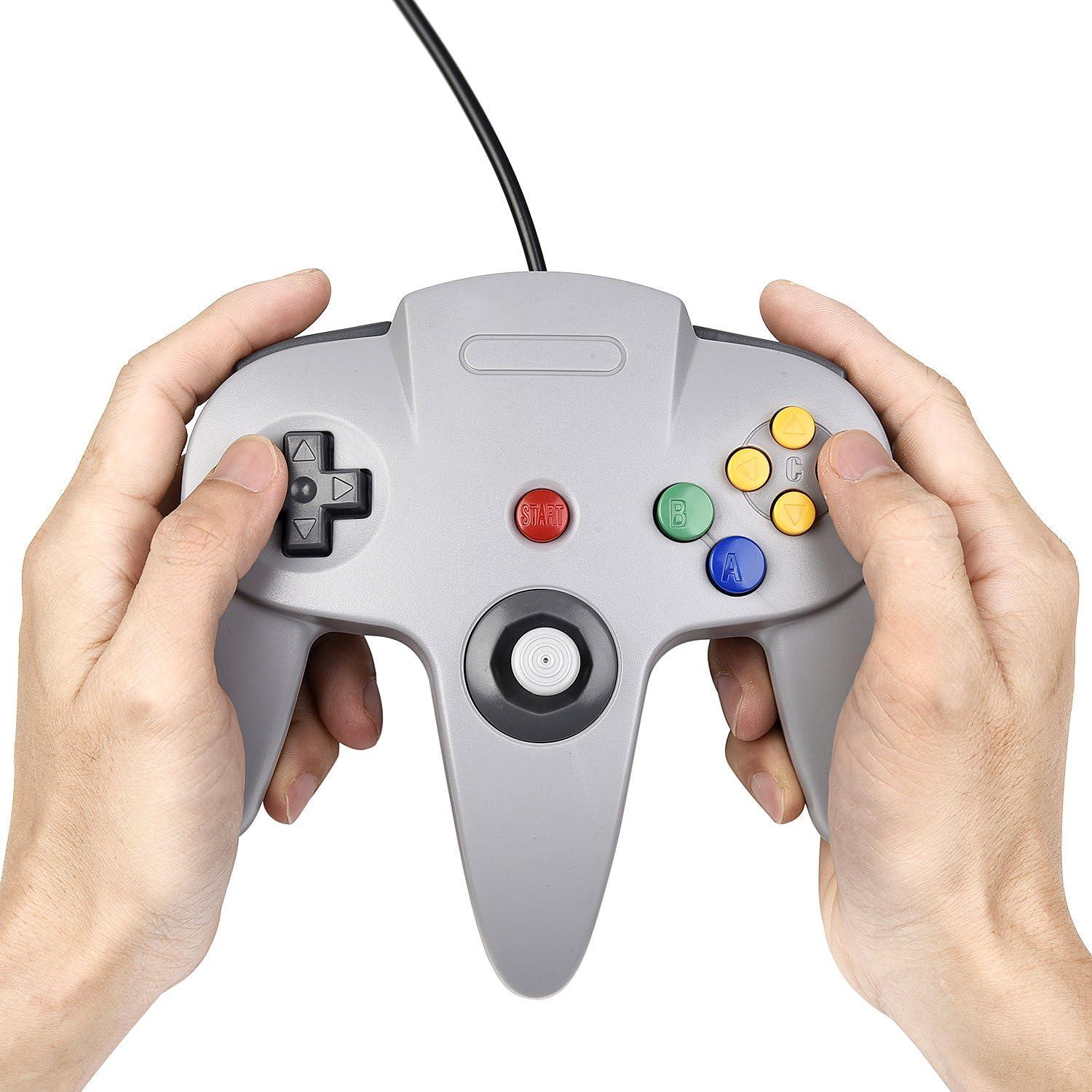 Controlador Clásico KIWITATA para Nintendo 64 con Cable 1.83m