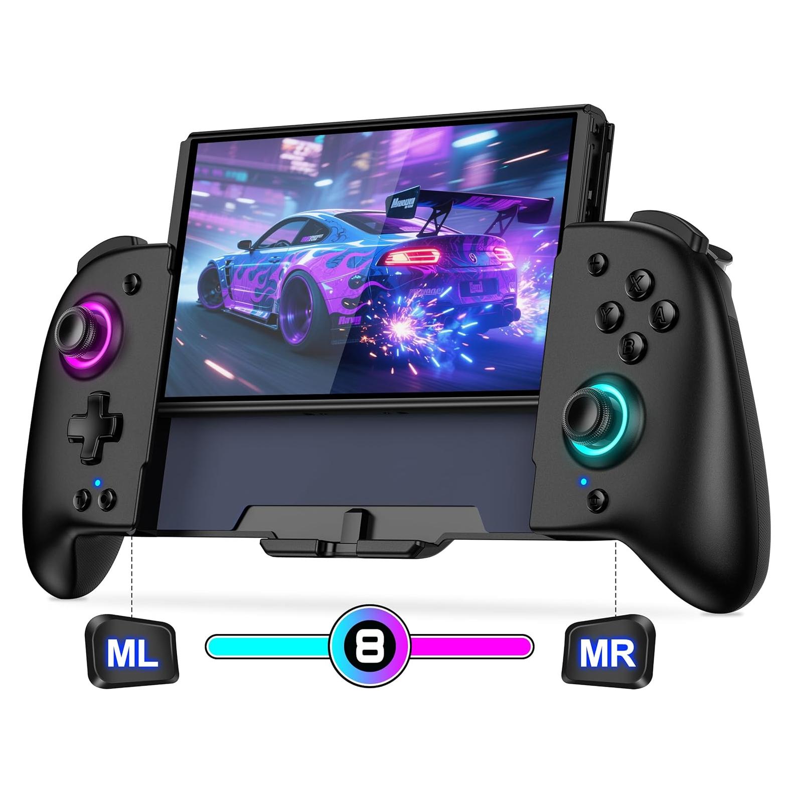 Controlador Inalámbrico LIFUFUTEE para Nintendo Switch Negro