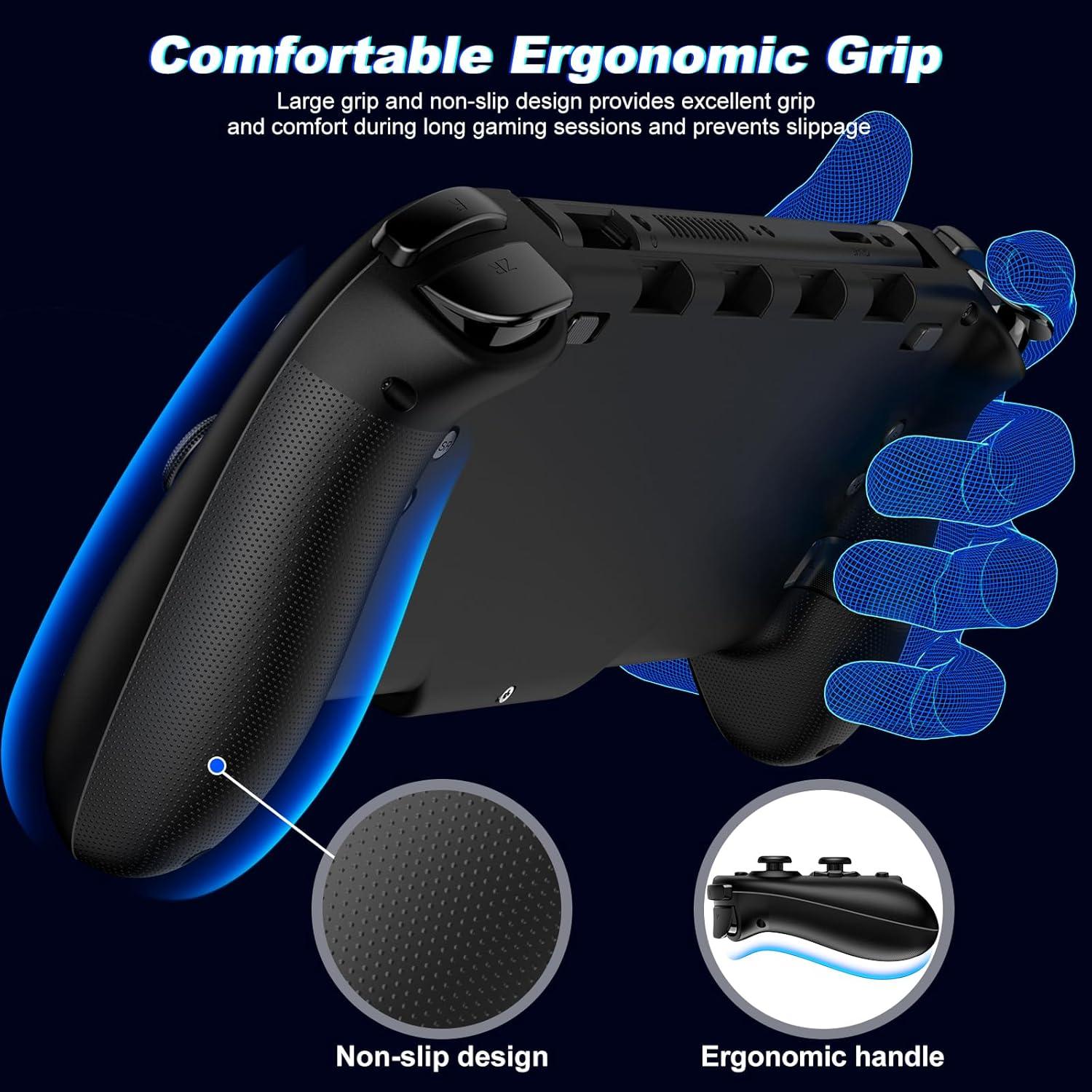 Controlador Inalámbrico LIFUFUTEE para Nintendo Switch Negro