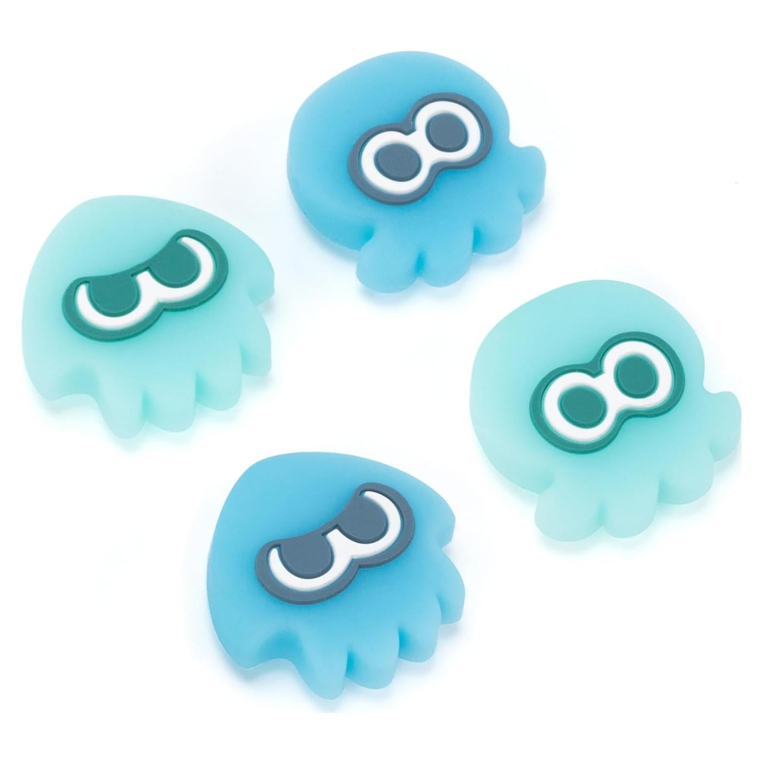 Yocore Thumb Grips para Nintendo Switch - 4 Pcs Azul Claro