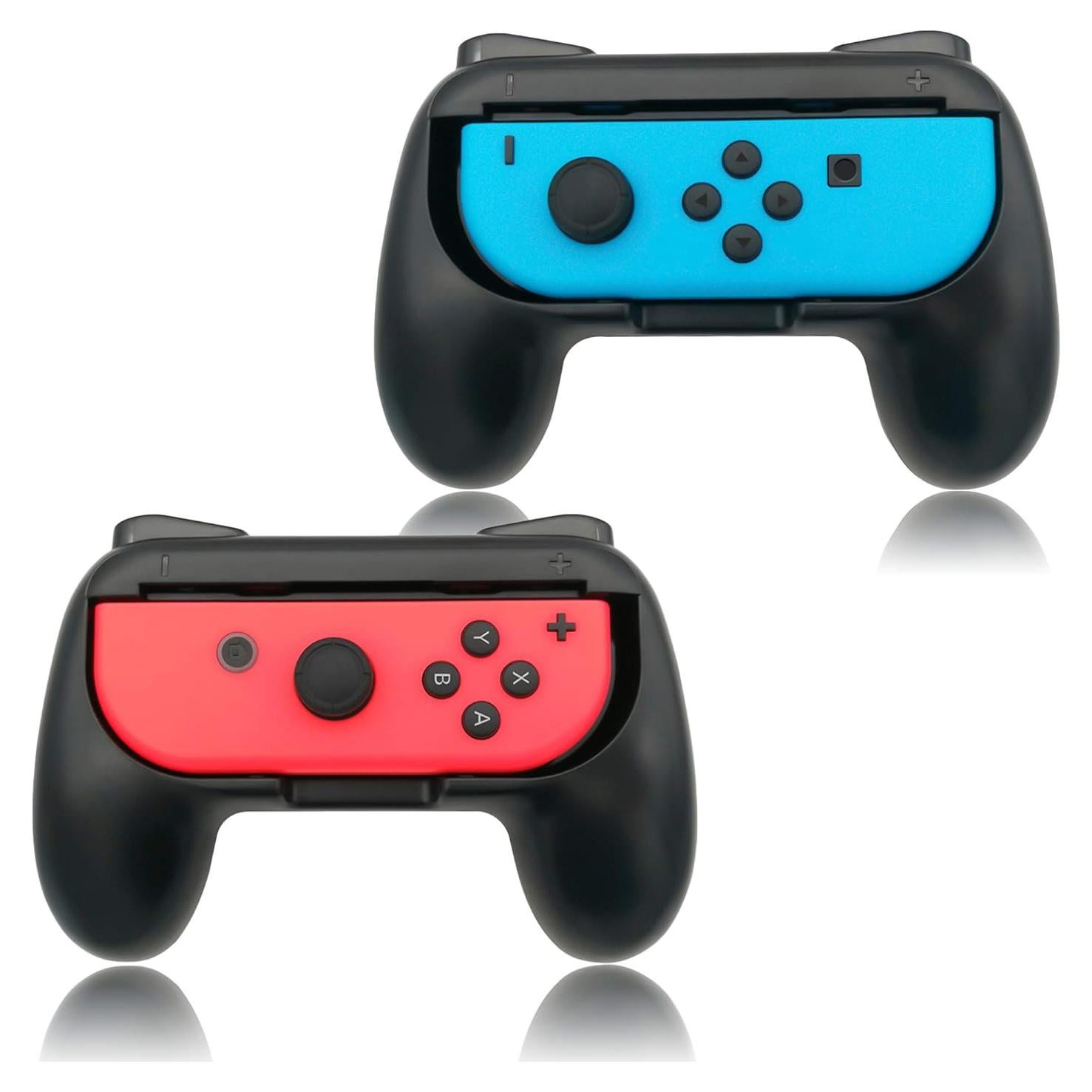 Empuñaduras Fyoung para Joy-Con de Switch - Negro (2 Pzs)